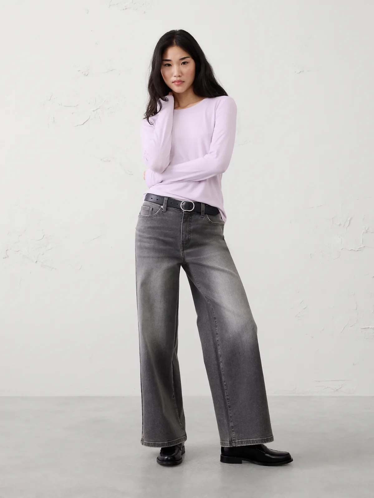 Timeless Long-Sleeve Crew-Neck T-Shirt