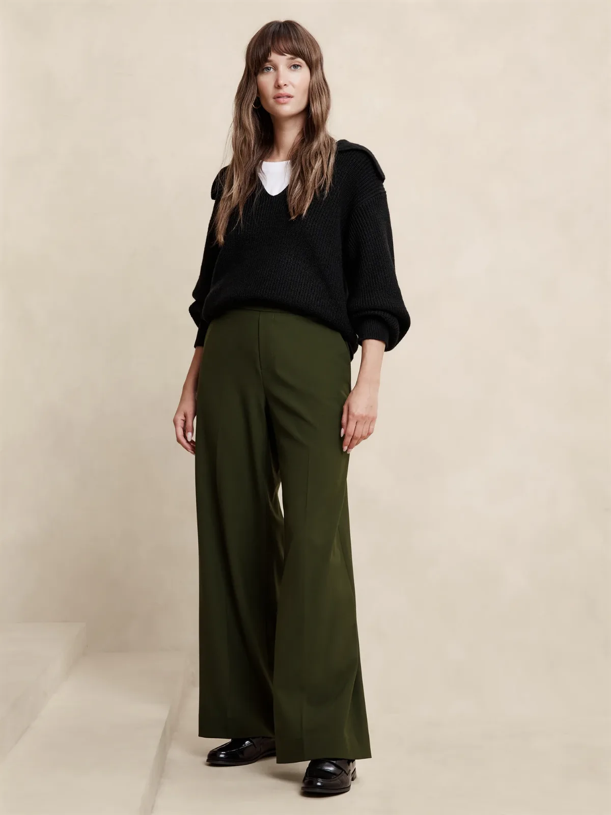 Hayden Wide-Leg Pant by Banana Republic