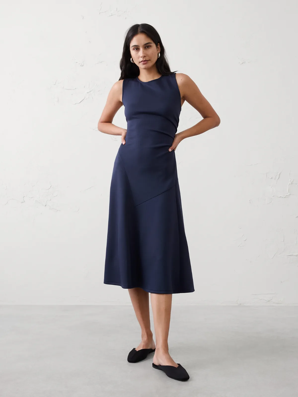 Soft Touch Midi Dress by Banana Republic