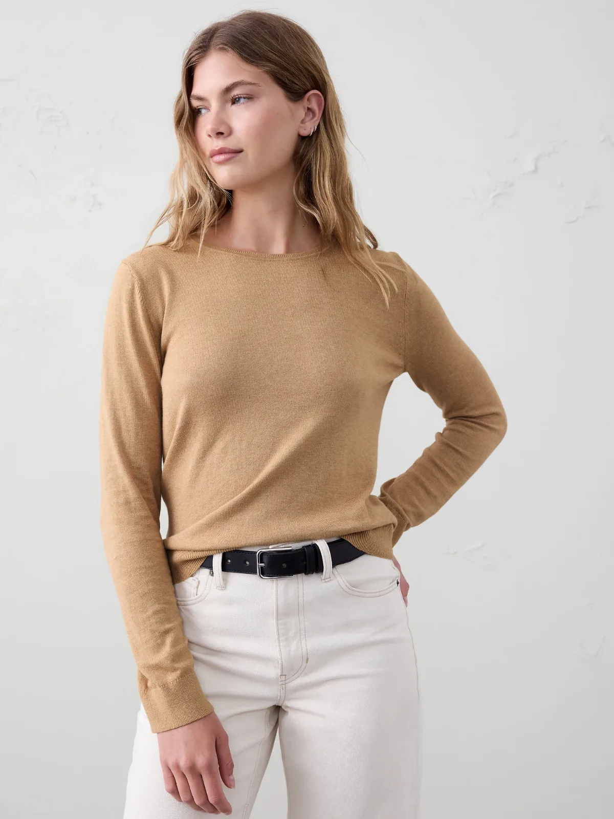 Forever Crew-Neck Sweater by Banana Republic