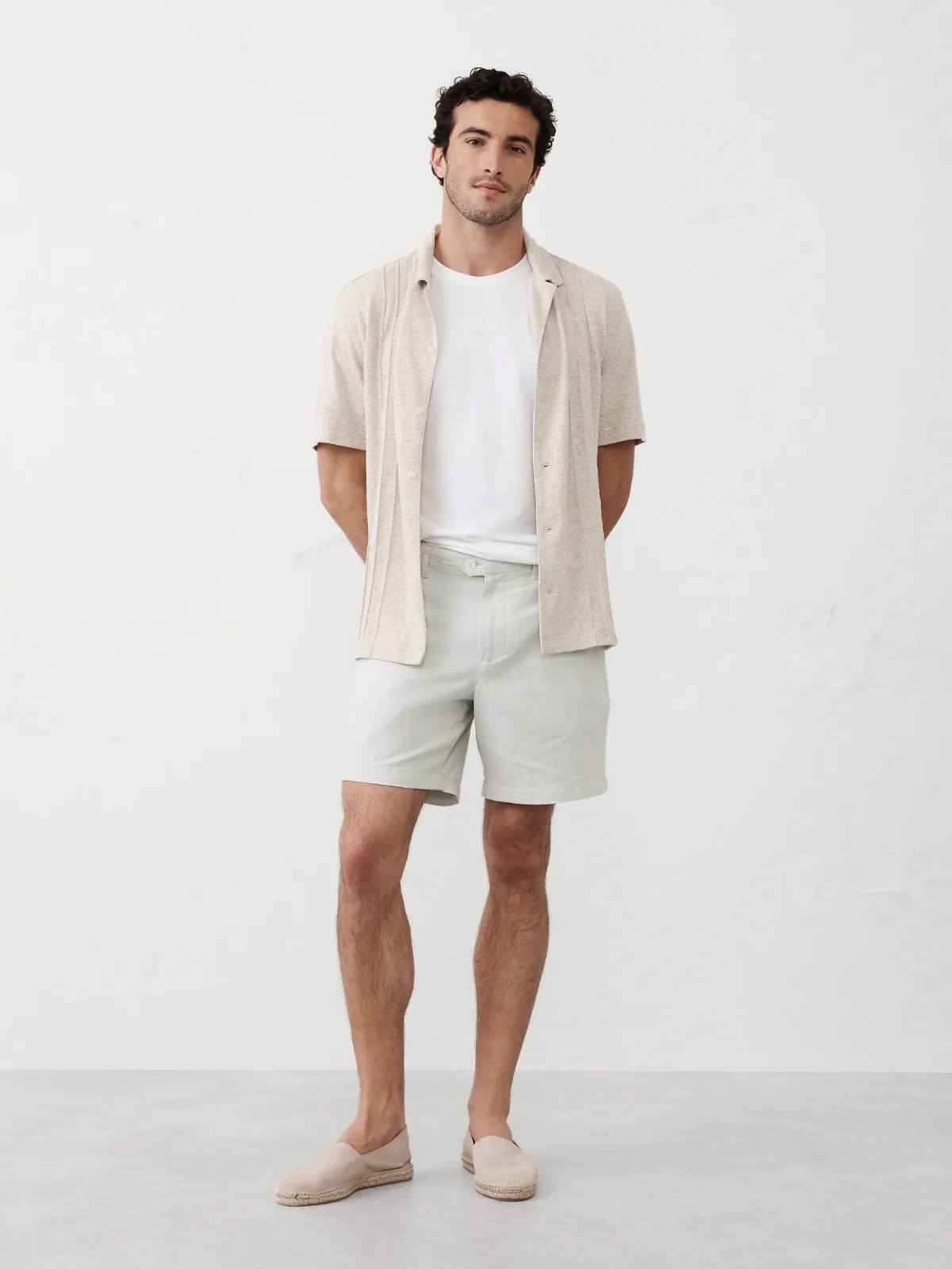 7" Linen-Blend Short by Banana Republic