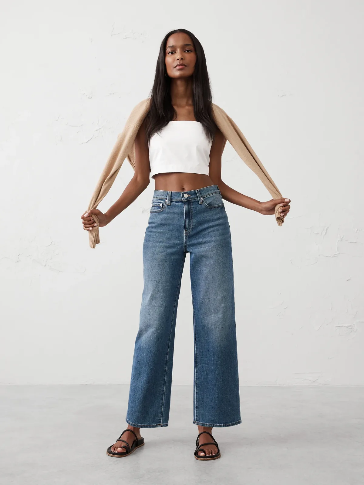 Straight High-Rise Jean by Banana Republic