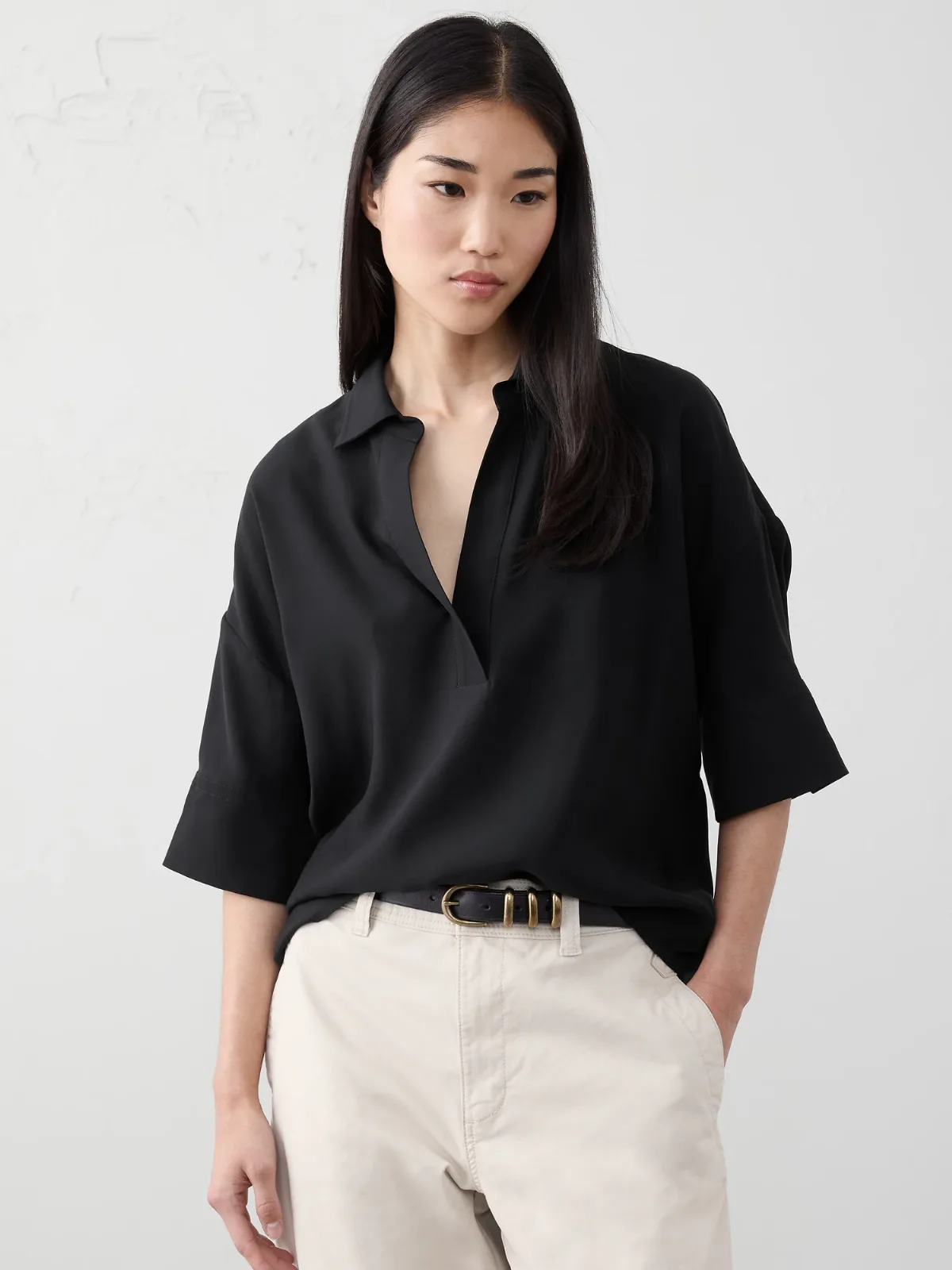 Drapey Oversized Top by Banana Republic