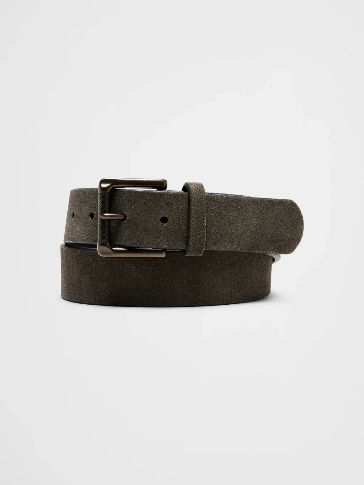 Suede Roller Buckle Belt by Banana Republic
