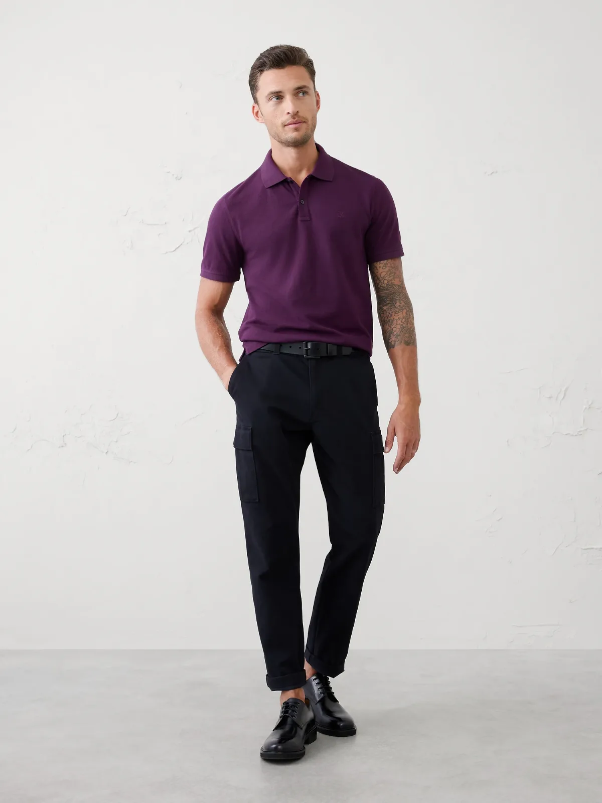 Standard-Fit Pique Polo by Banana Republic