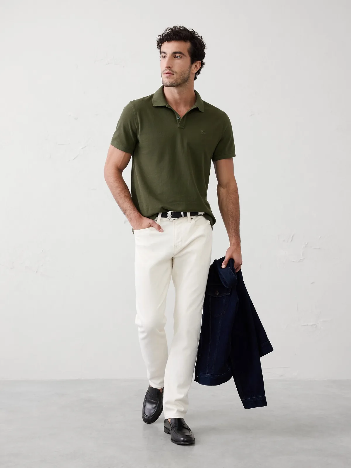 Standard-Fit Pique Polo by Banana Republic