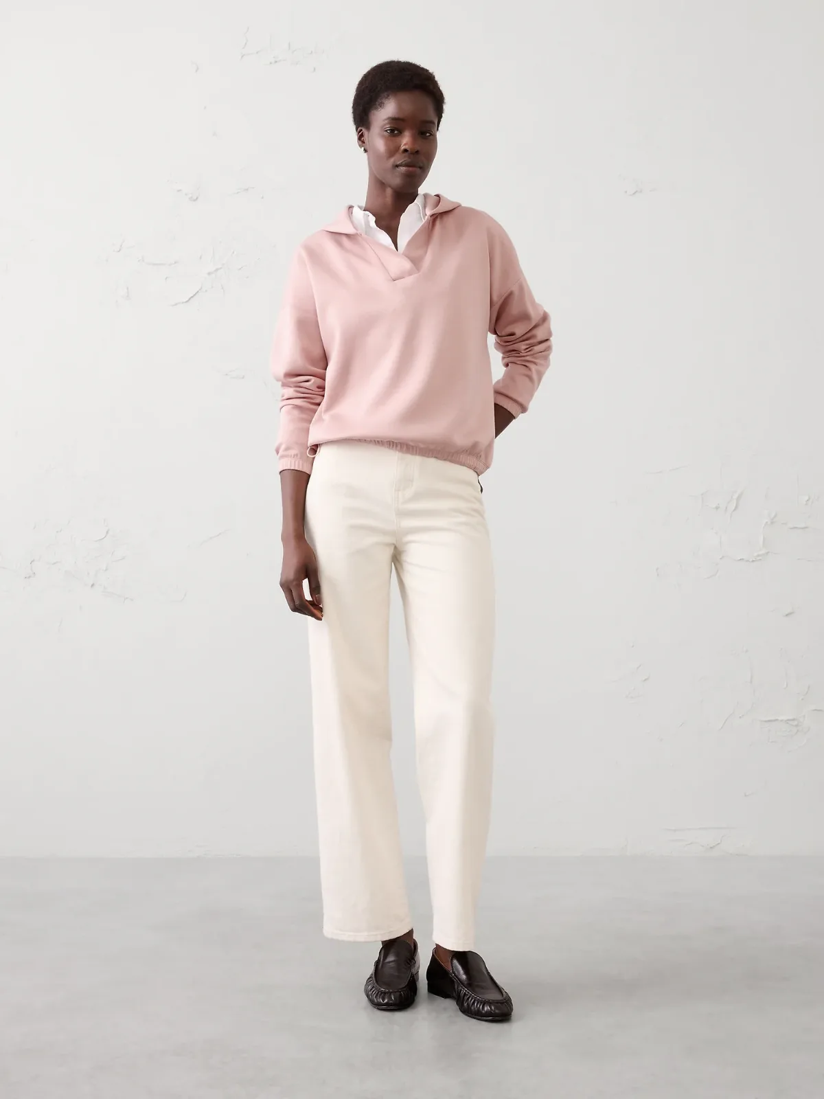 Knit Hoodie Sweatshirt by Banana Republic