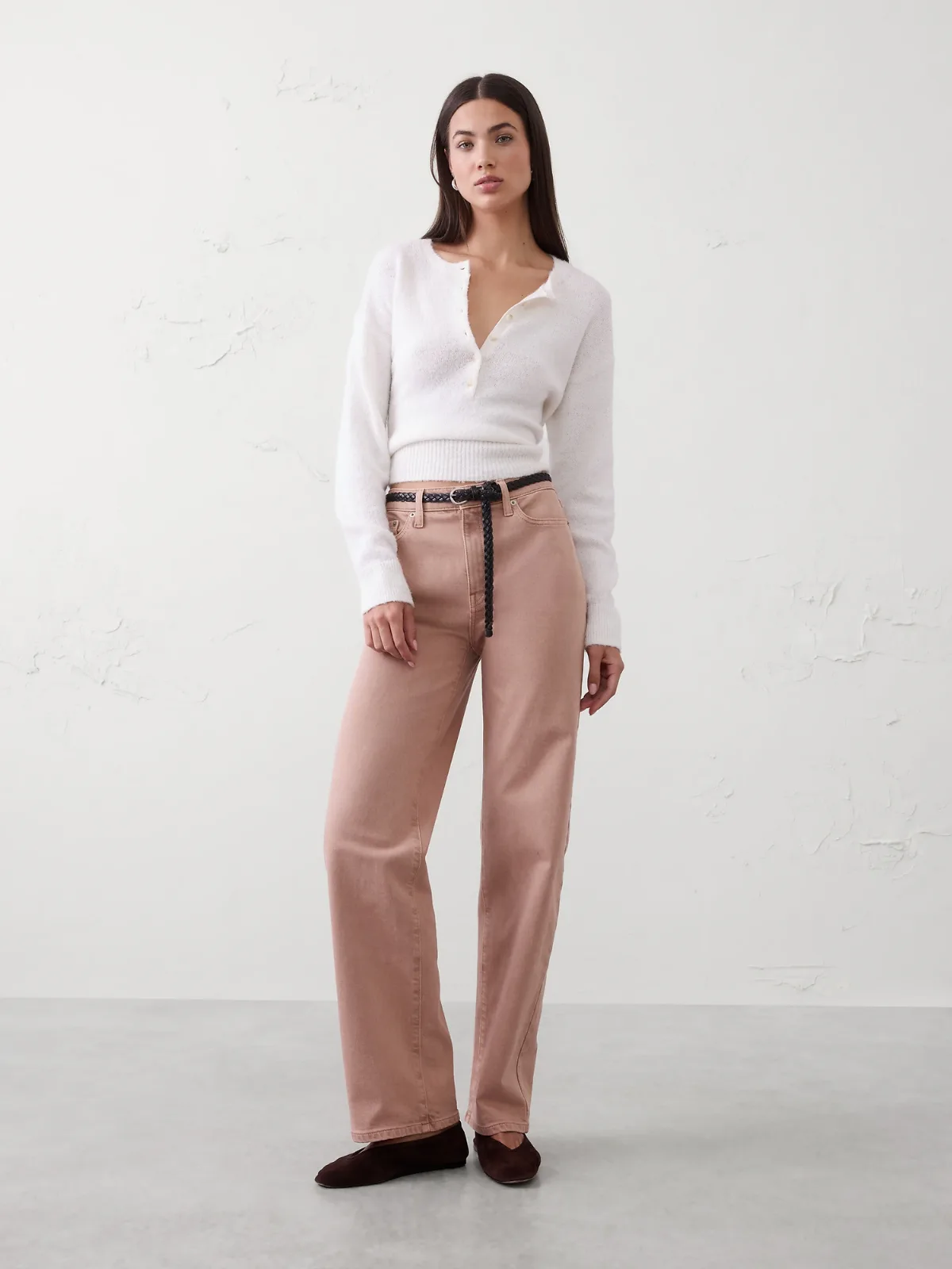 Straight High-Rise Jean by Banana Republic