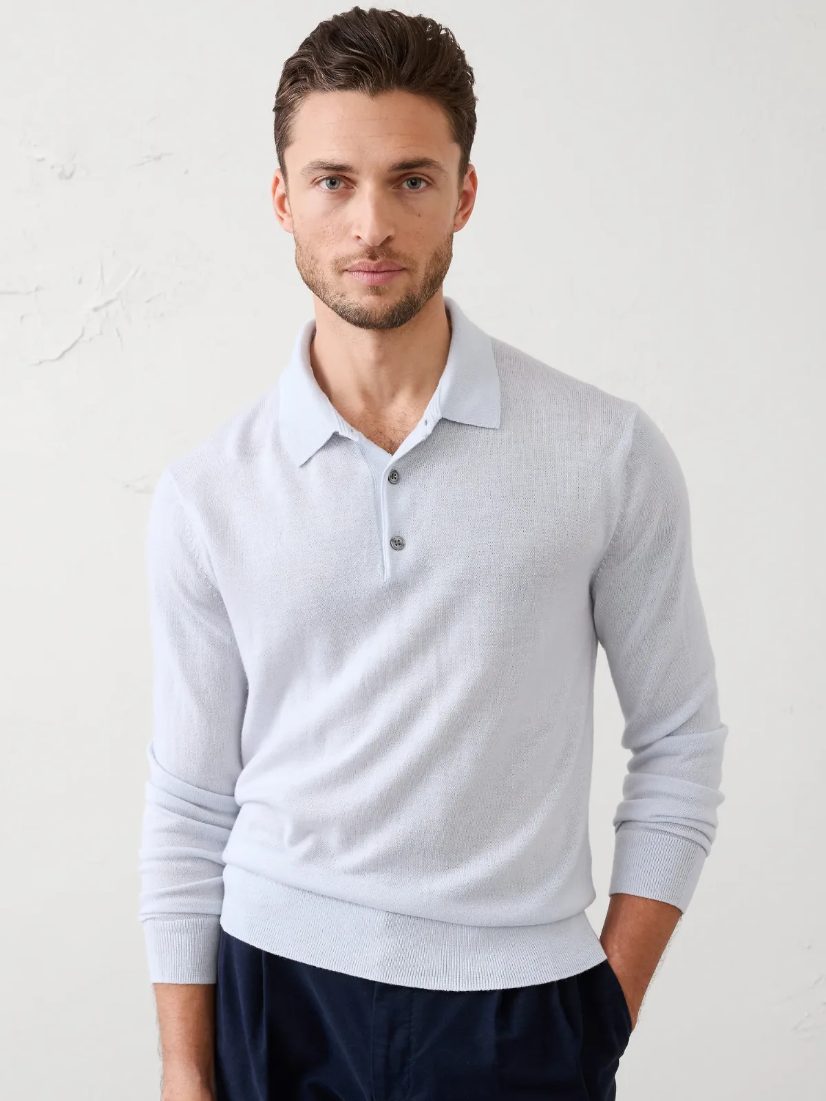 Merino Wool Sweater Polo by Banana Republic