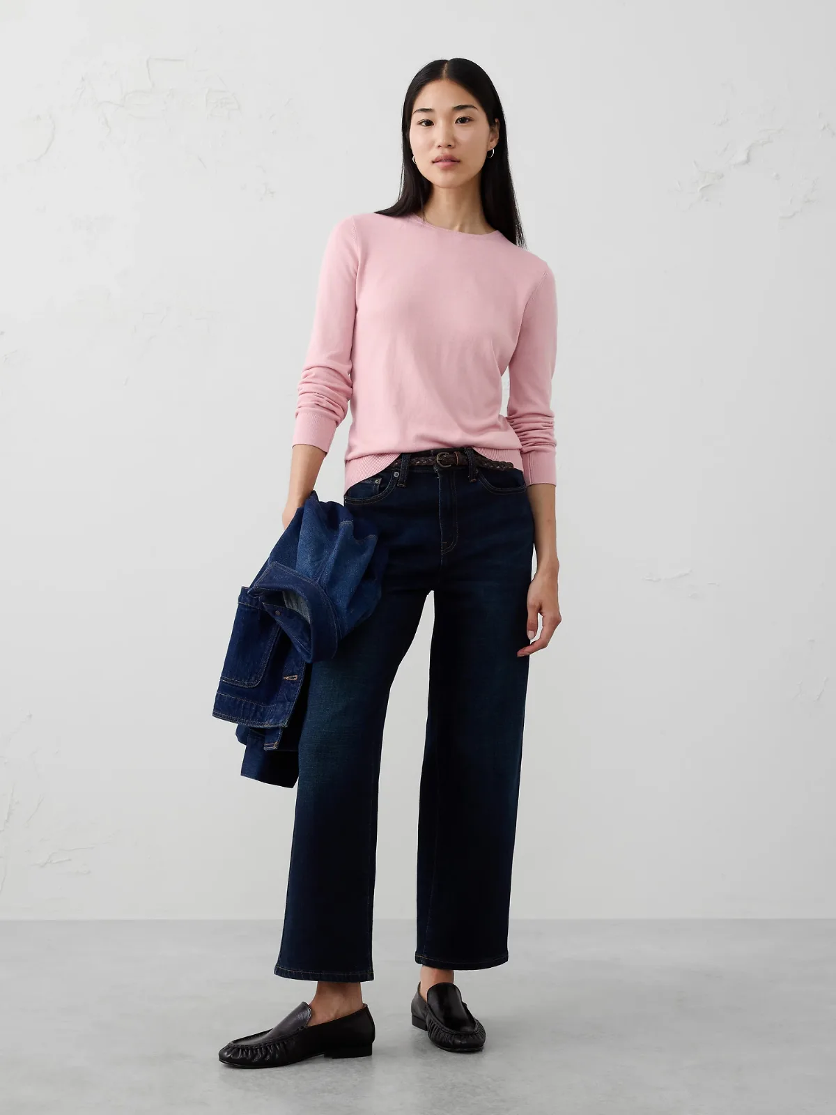 Forever Crew-Neck Sweater by Banana Republic