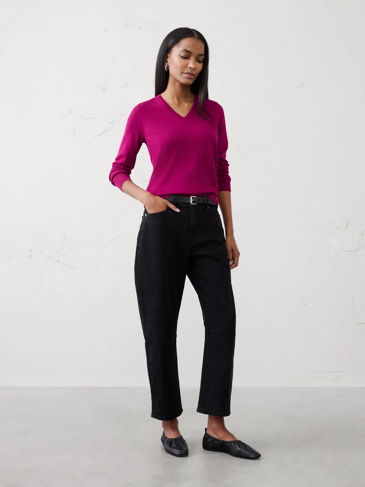 Forever V-Neck Sweater by Banana Republic