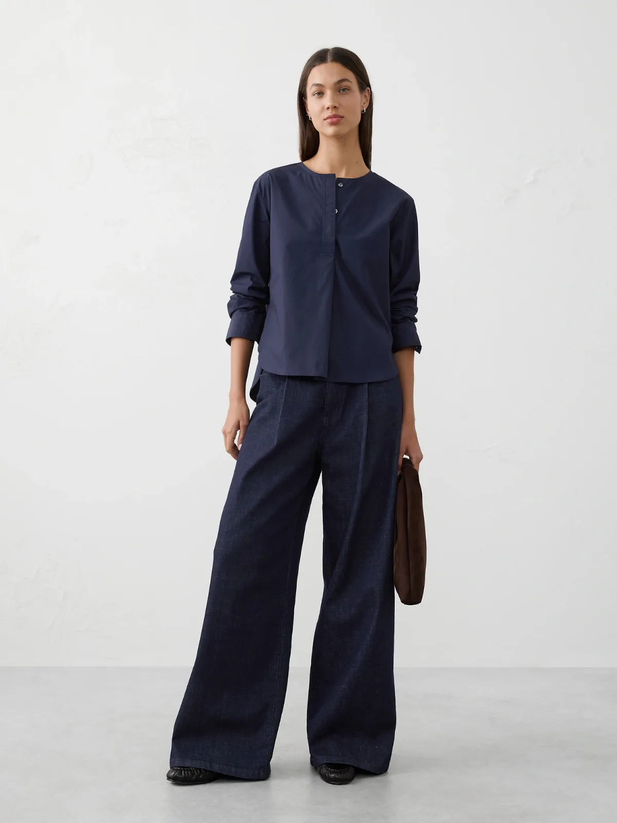 Placket Popover Shirt by Banana Republic