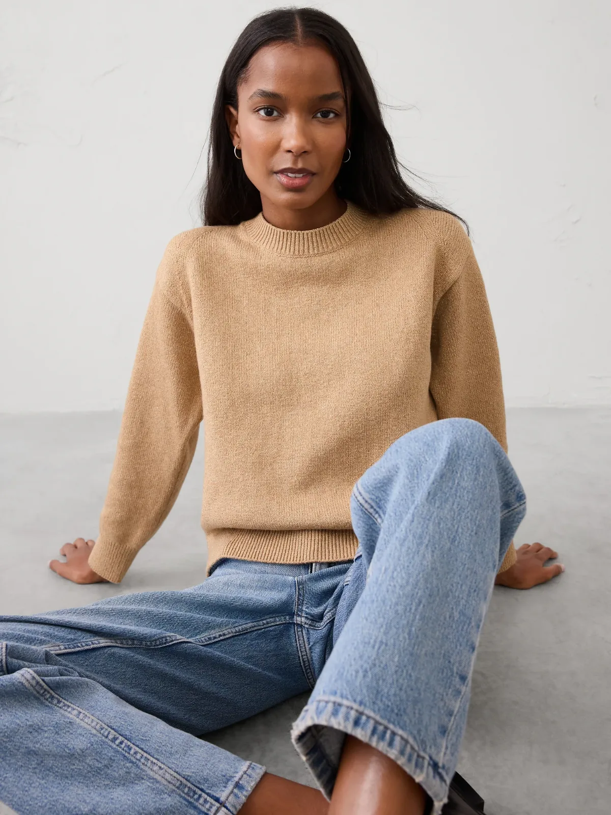 Coveted Crew-Neck Sweater by Banana Republic