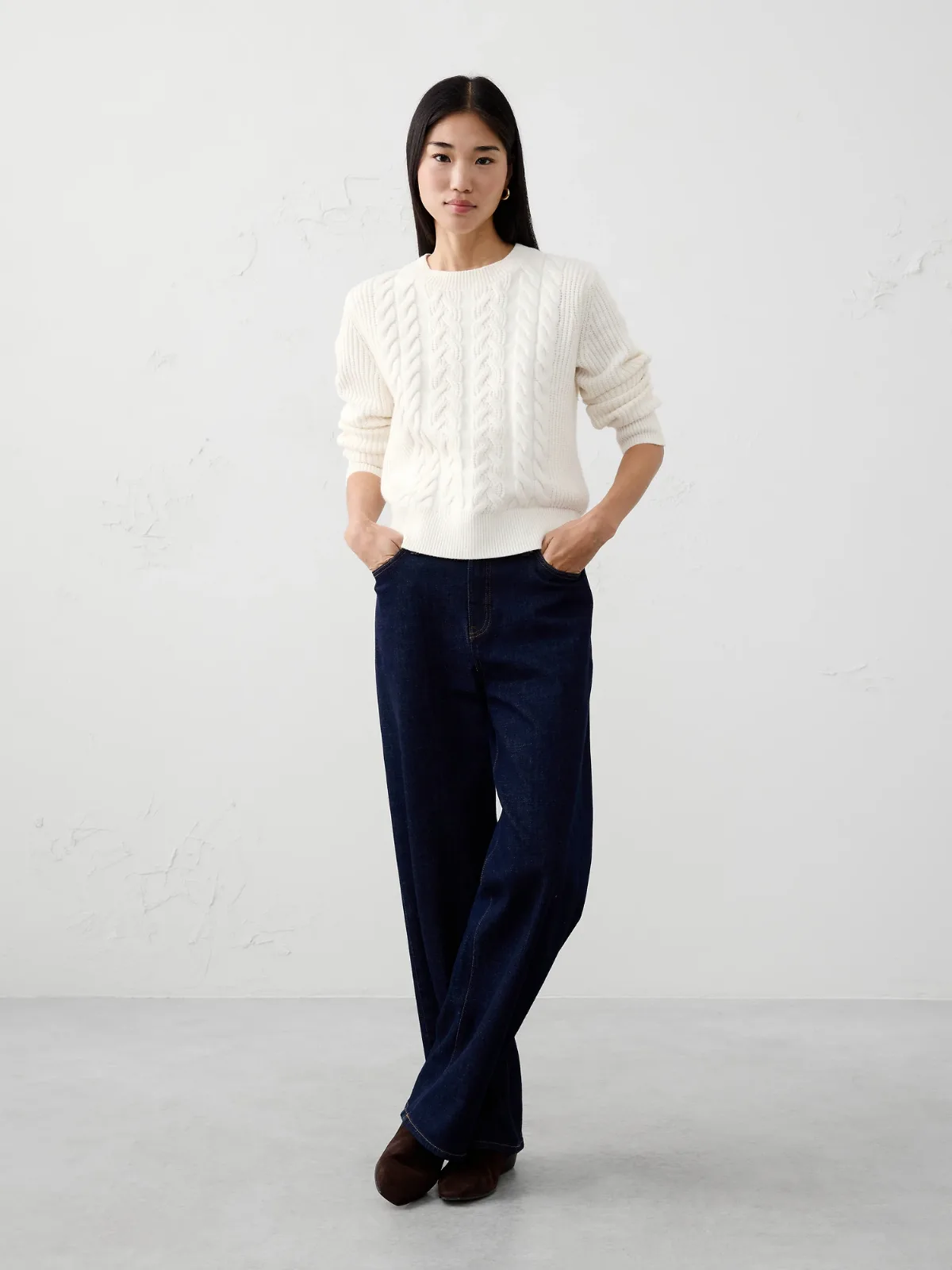 Cable Pullover Sweater by Banana Republic