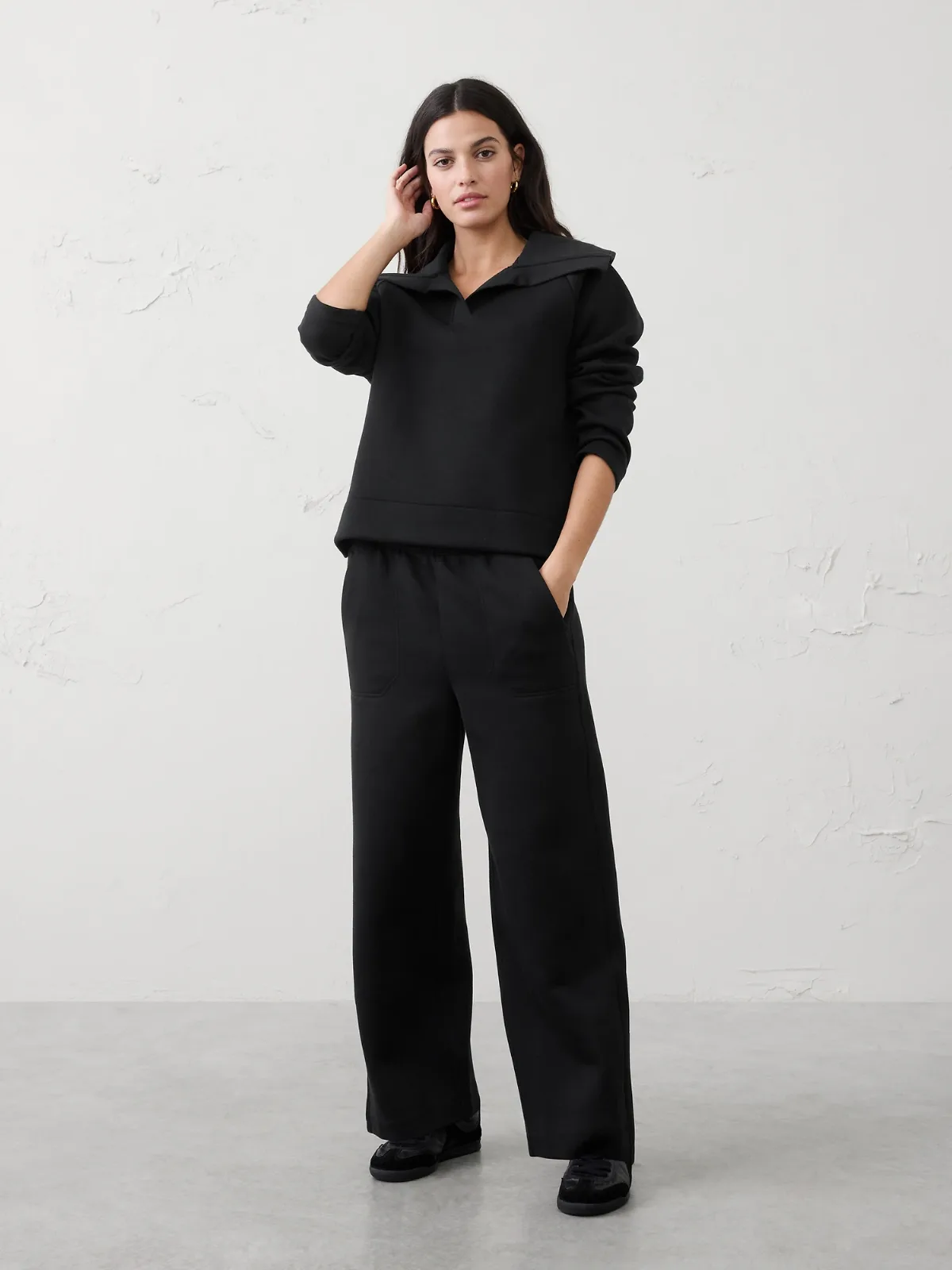 Weekender Collared Sweatshirt by Banana Republic