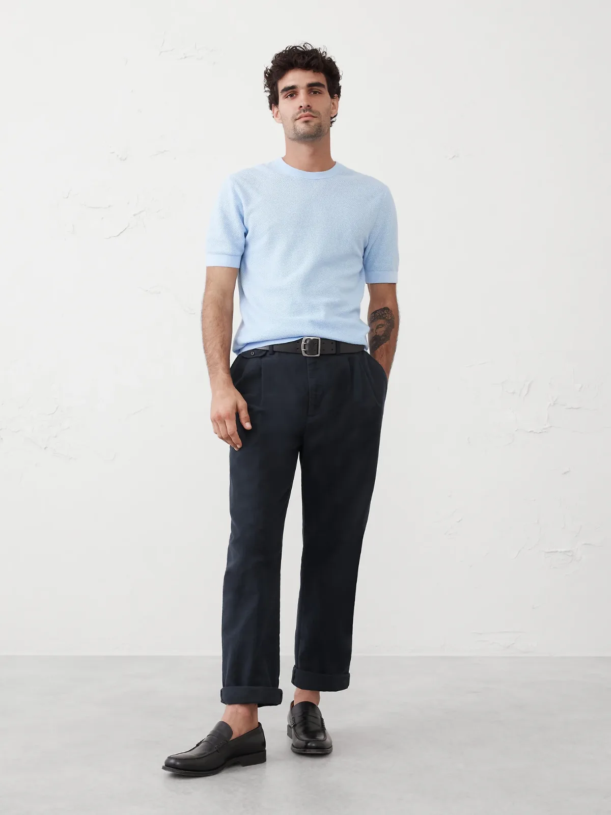 Textured Sweater T-Shirt by Banana Republic