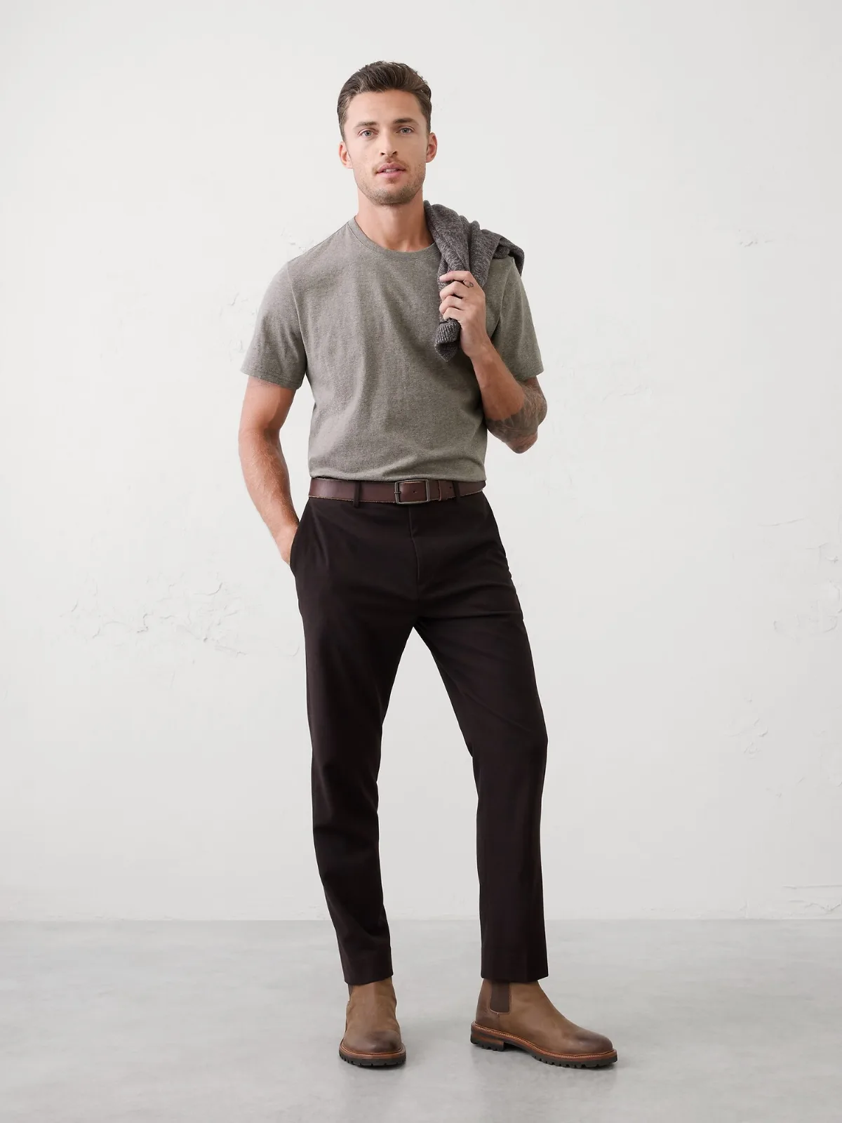 Signature Midweight Cotton T-Shirt by Banana Republic