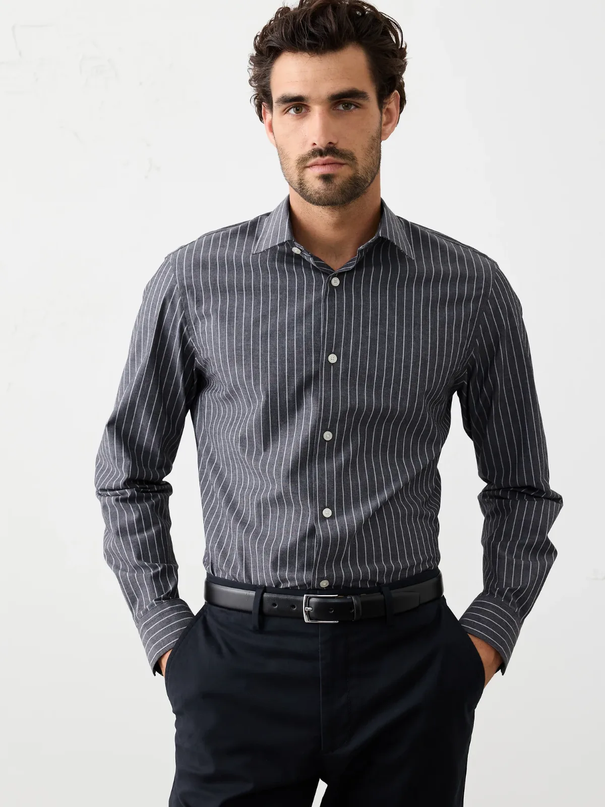 Athletic-Fit Dress Shirt by Banana Republic