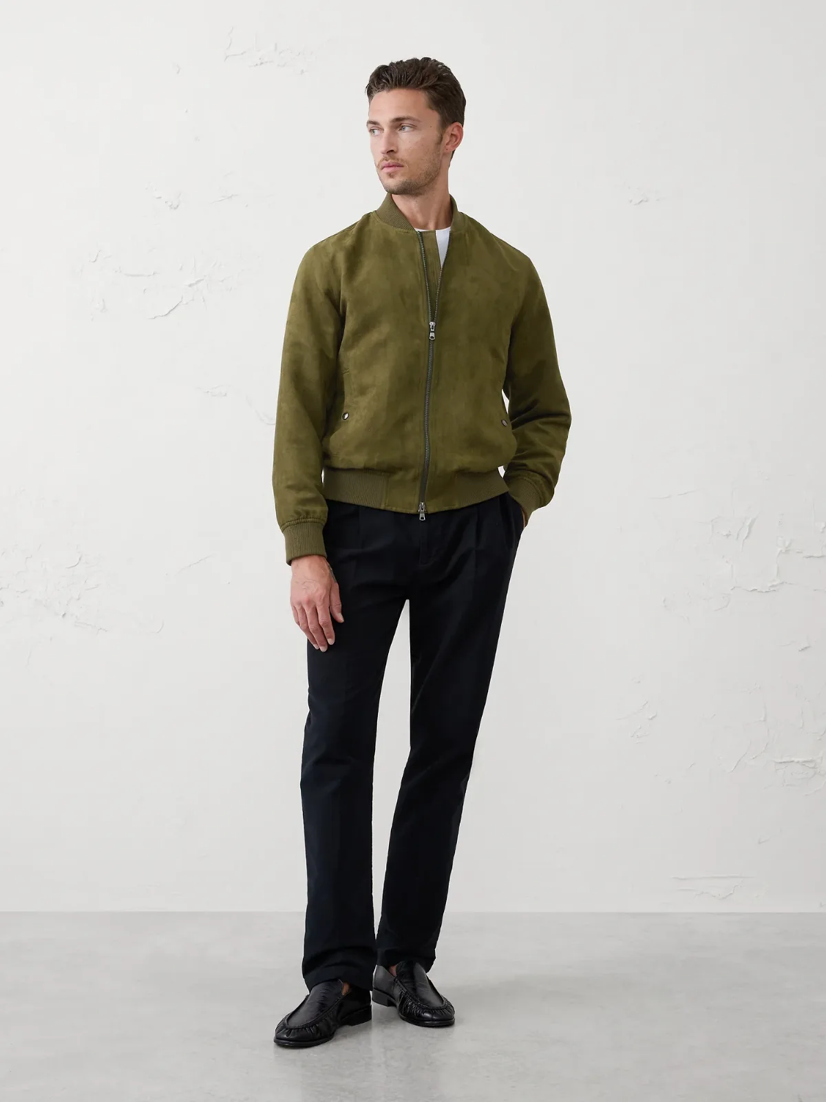 Vegan Suede Bomber