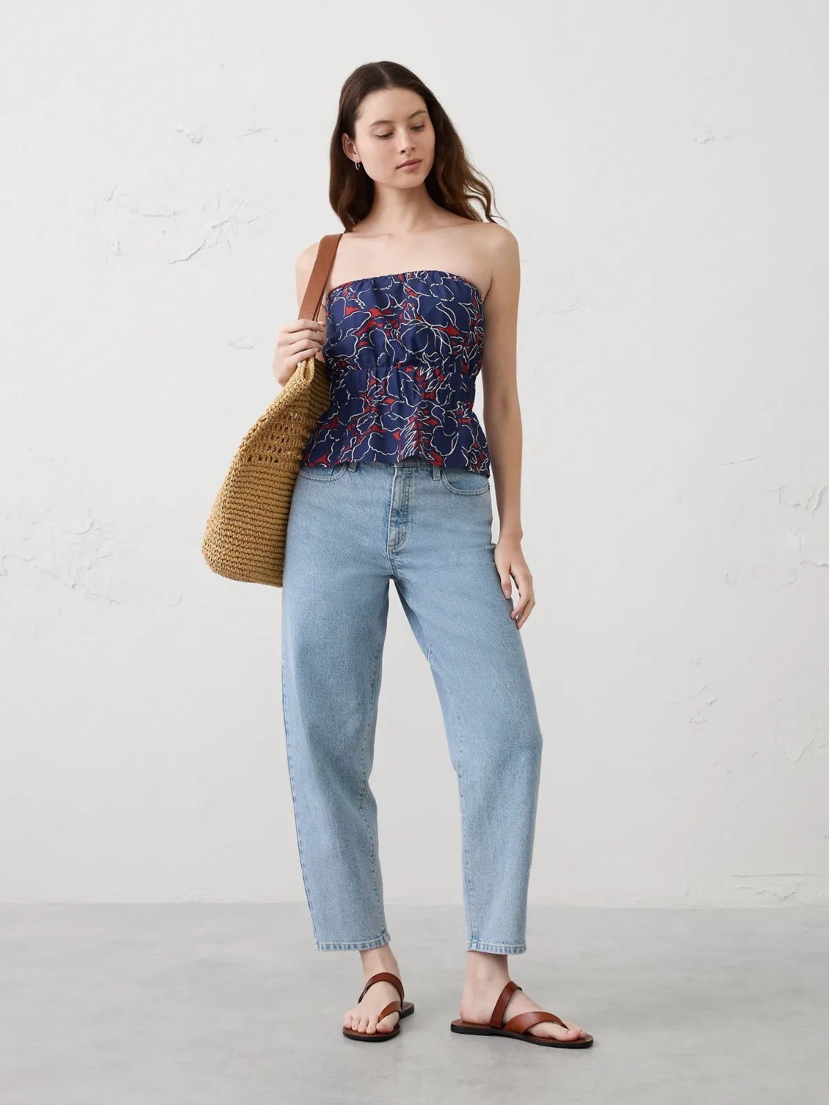 Cinched-Waist Top by Banana Republic