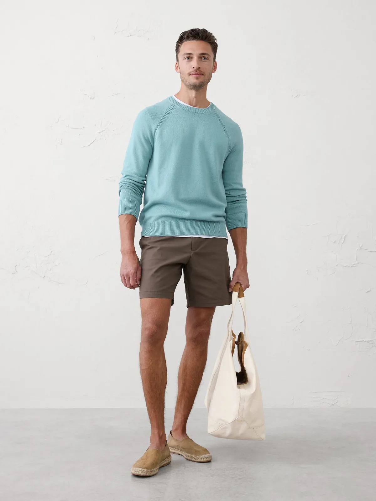 Soft Crew-Neck Sweater by Banana Republic