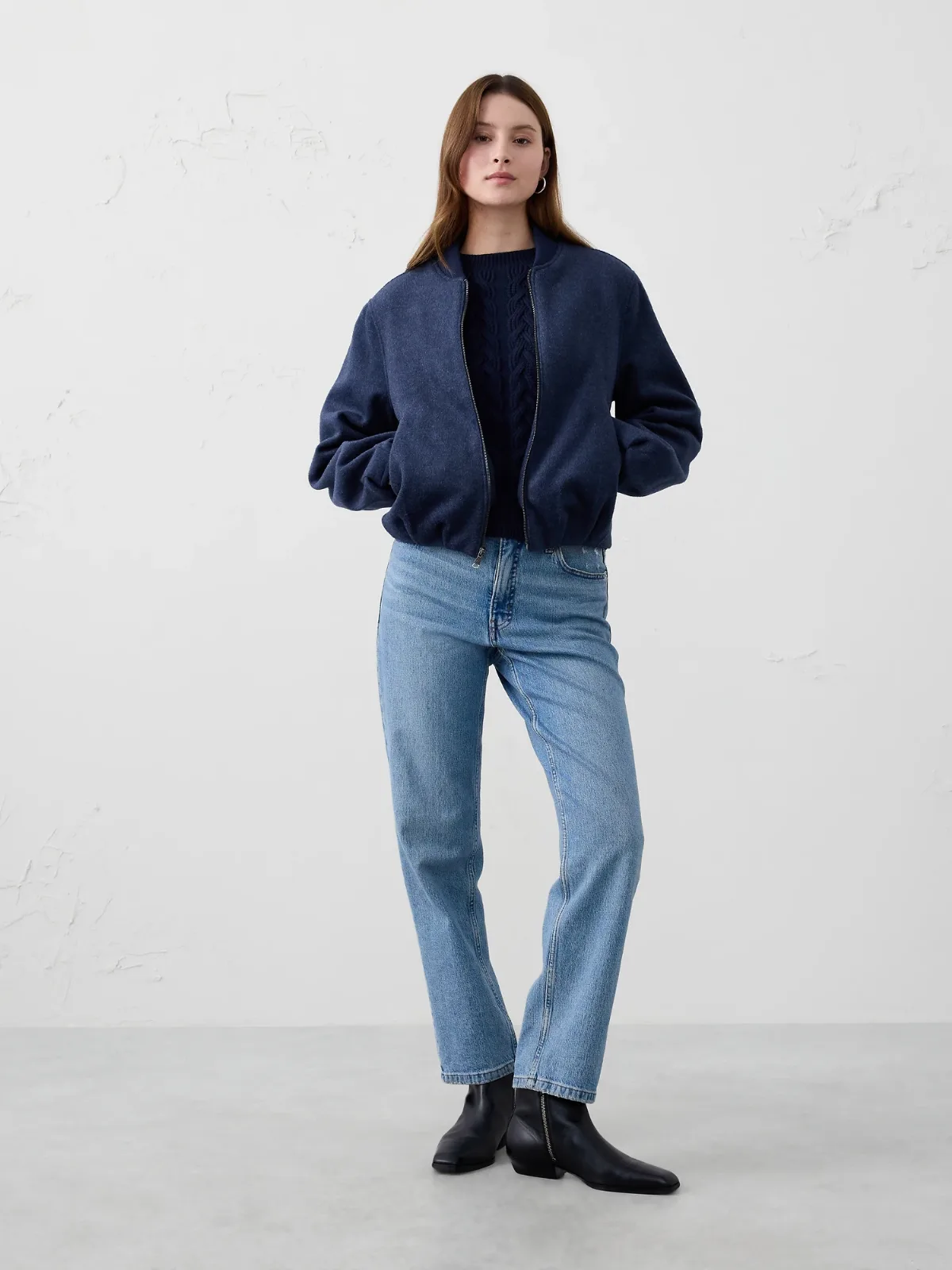 Brushed Bomber Jacket by Banana Republic