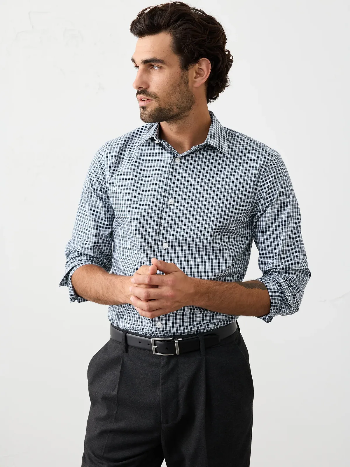 Slim-Fit Dress Shirt by Banana Republic