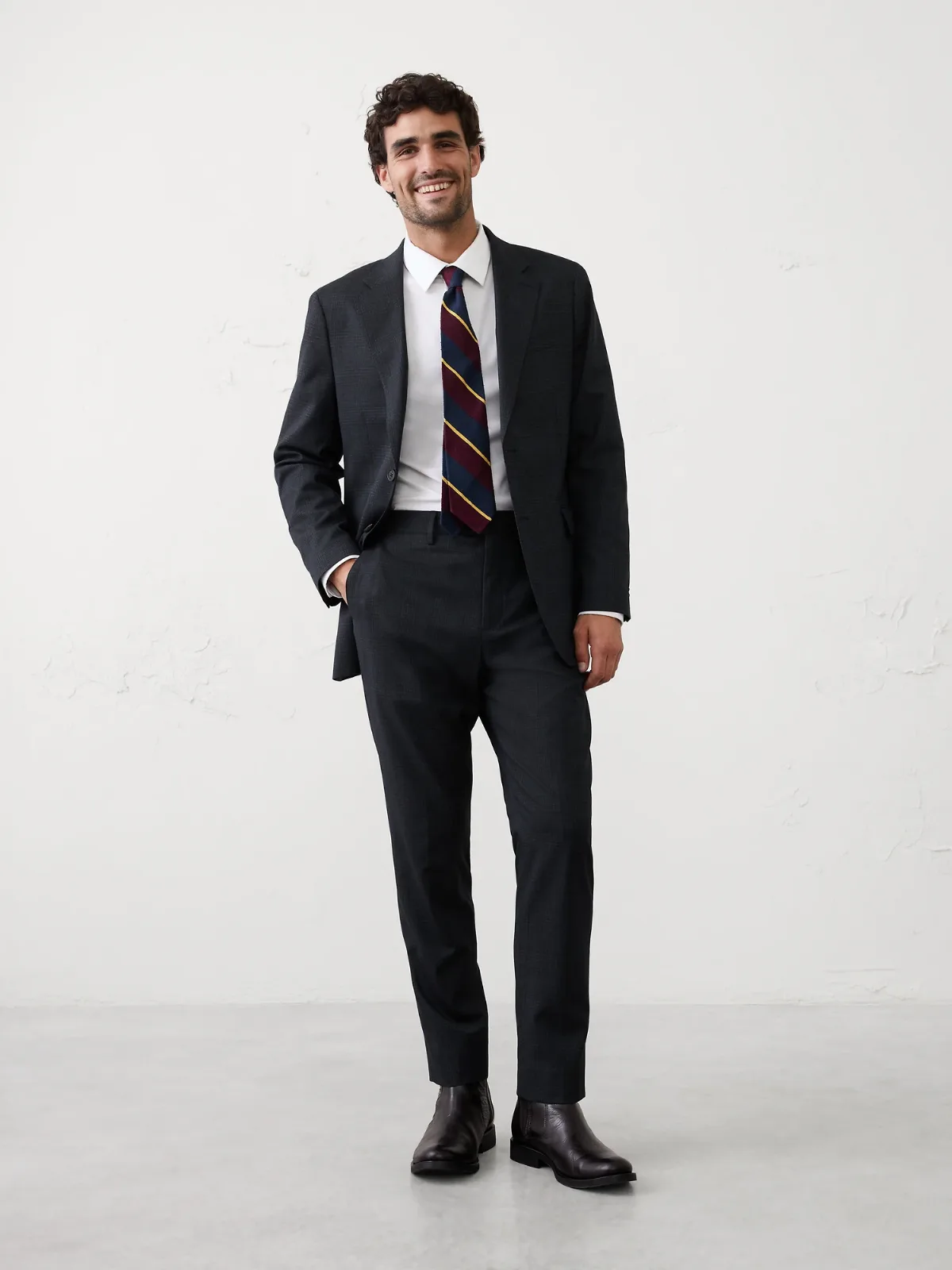 Glen Plaid Trouser by Banana Republic