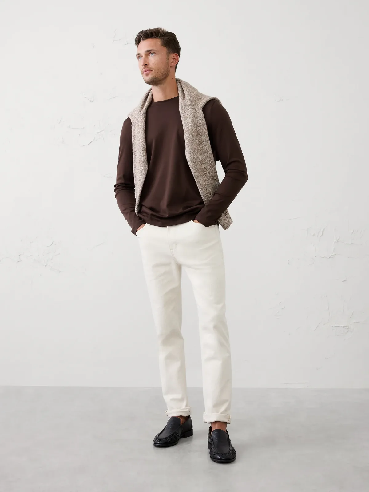 Luxe Touch Crew by Banana Republic