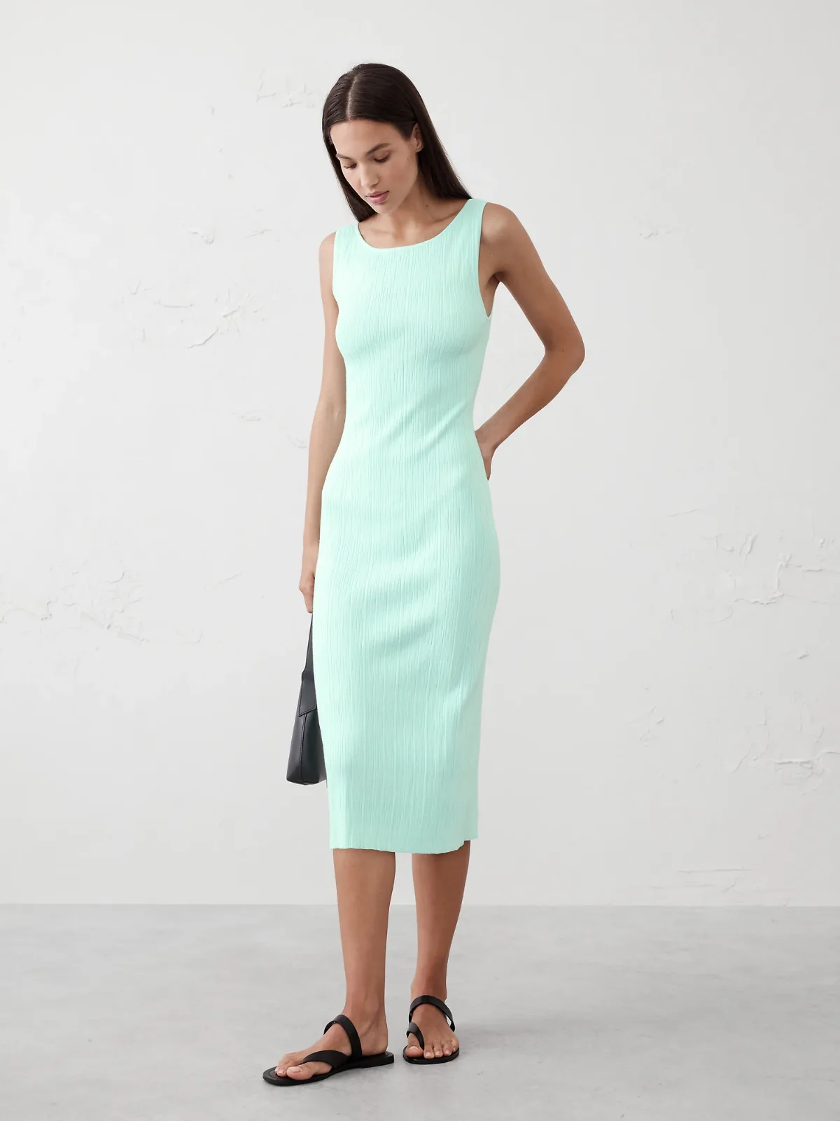 Ribbed Midi Sweater Dress by Banana Republic
