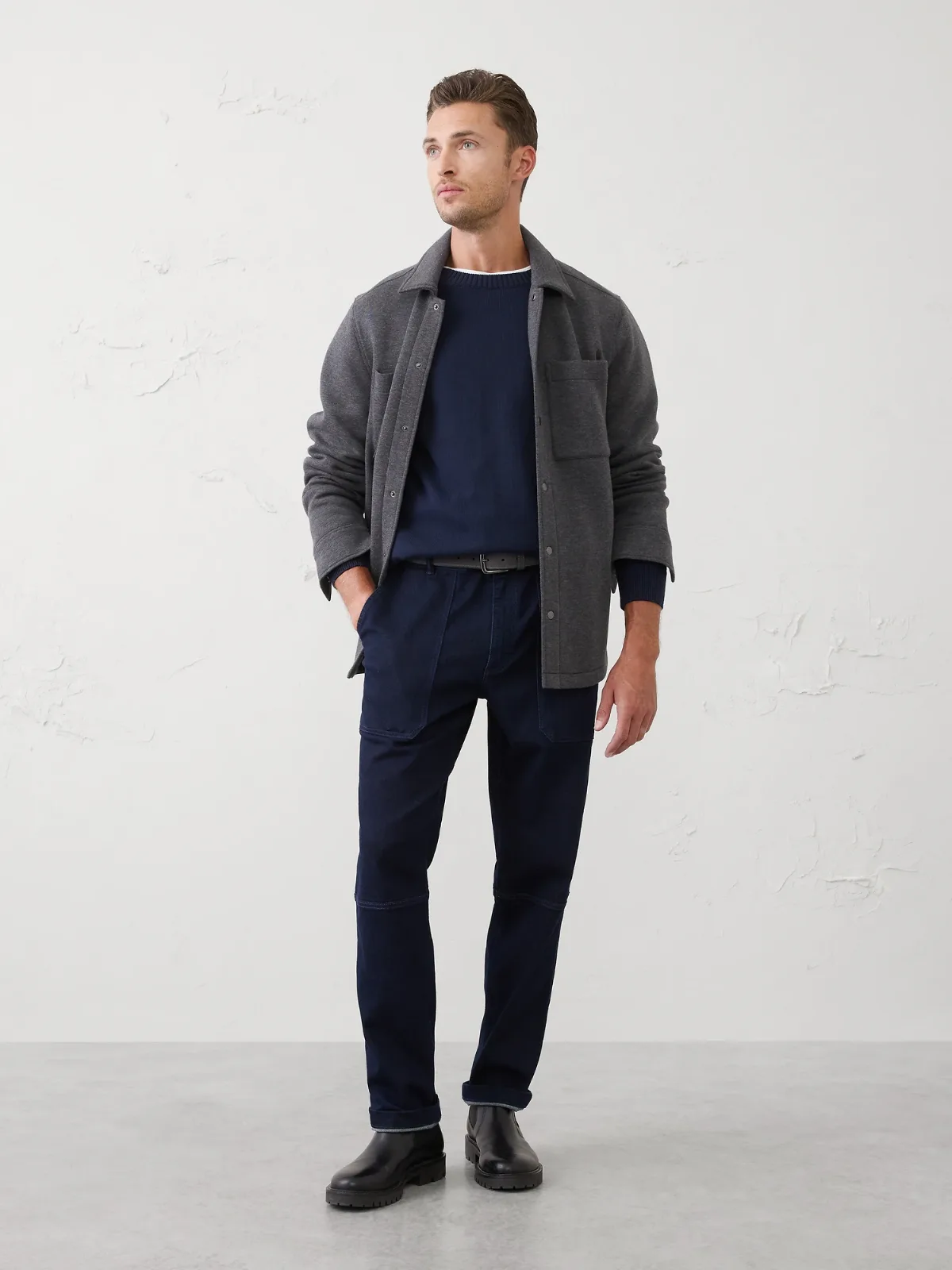 Slim Straight Utility Pant by Banana Republic