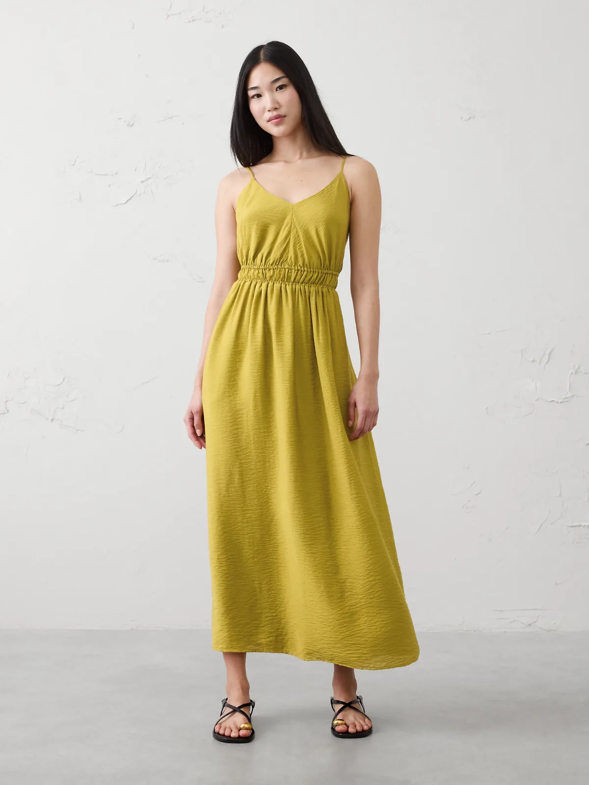 Open-Back Tie Maxi Dress by Banana Republic
