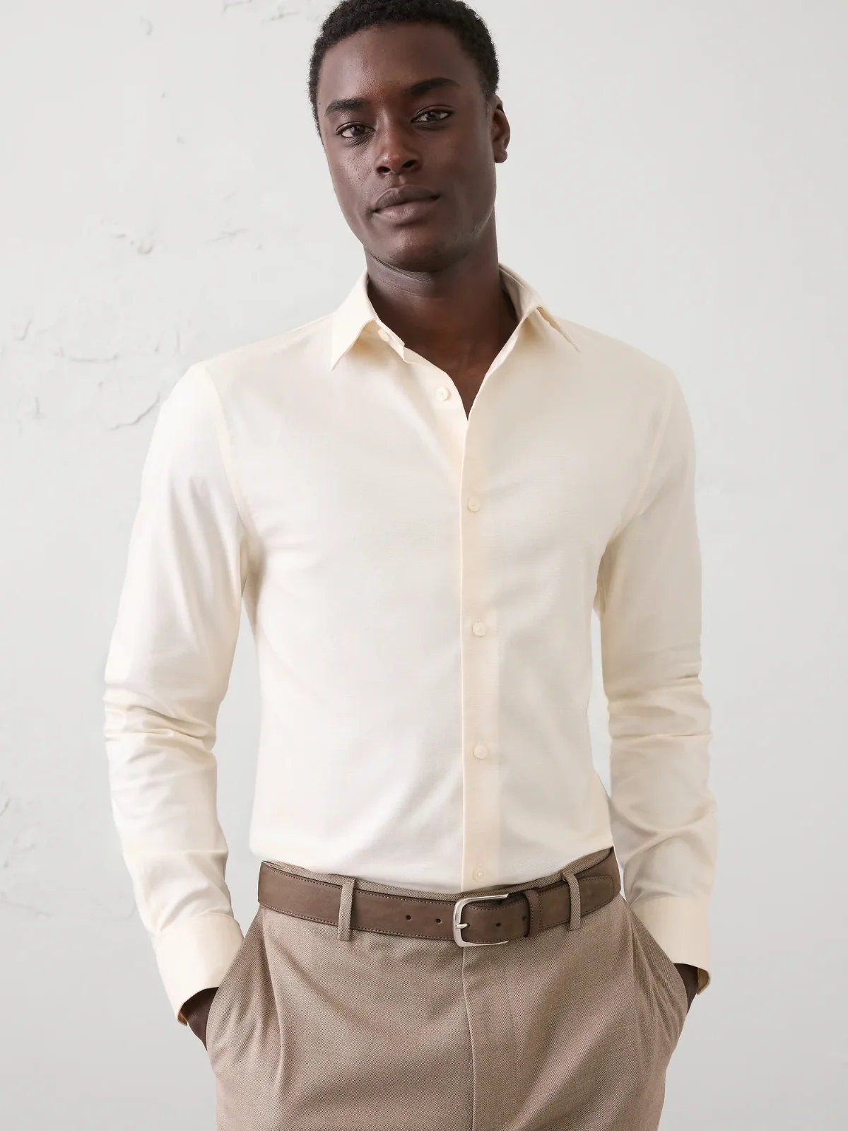 Slim-Fit Dress Shirt by Banana Republic