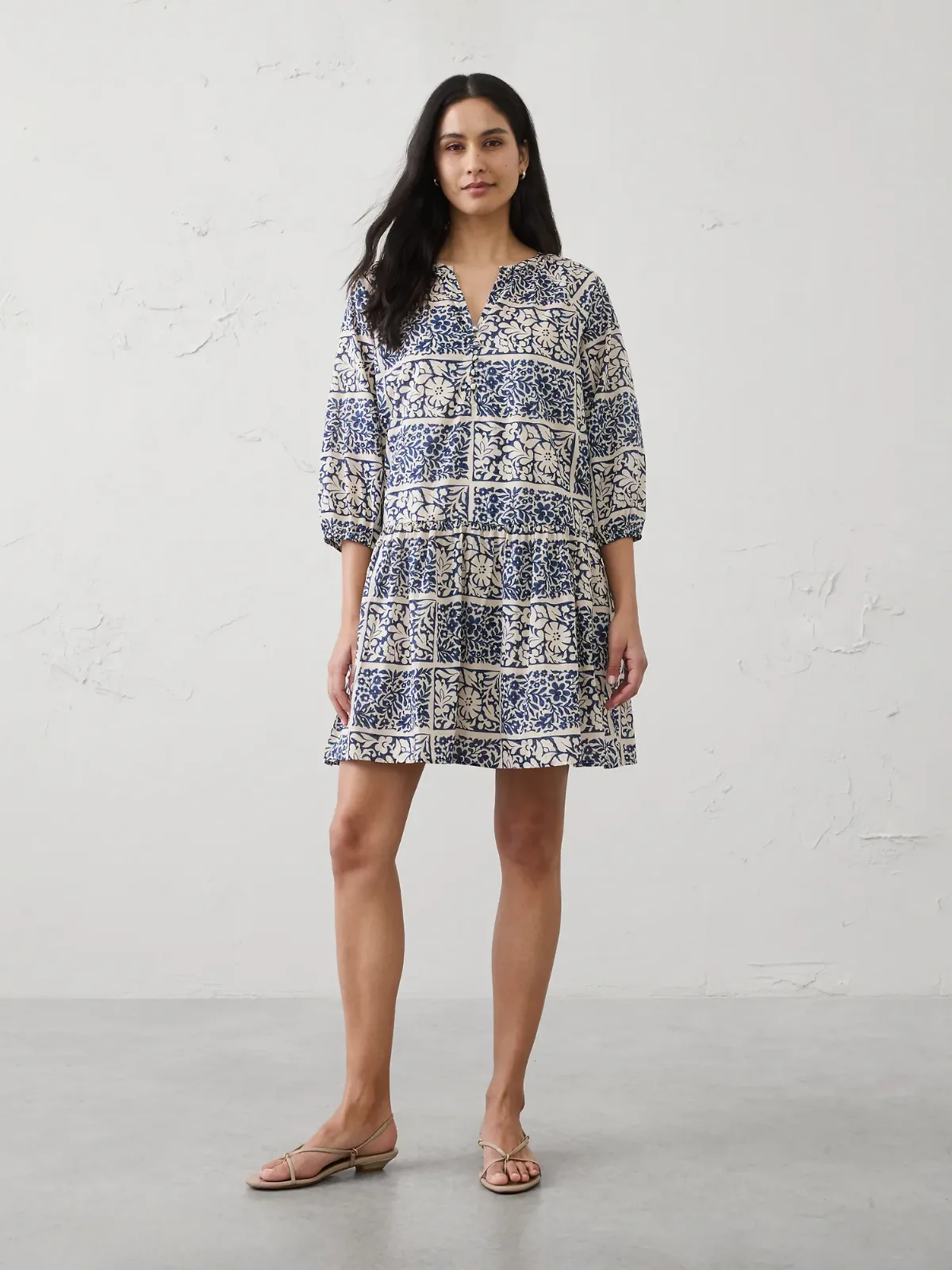 Tiered Above-Knee Dress