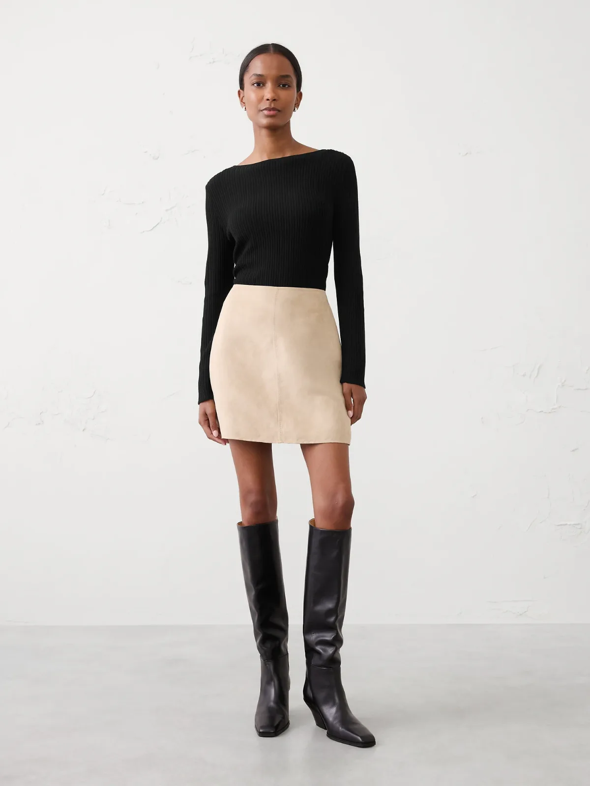 Ribbed Boatneck Sweater by Banana Republic