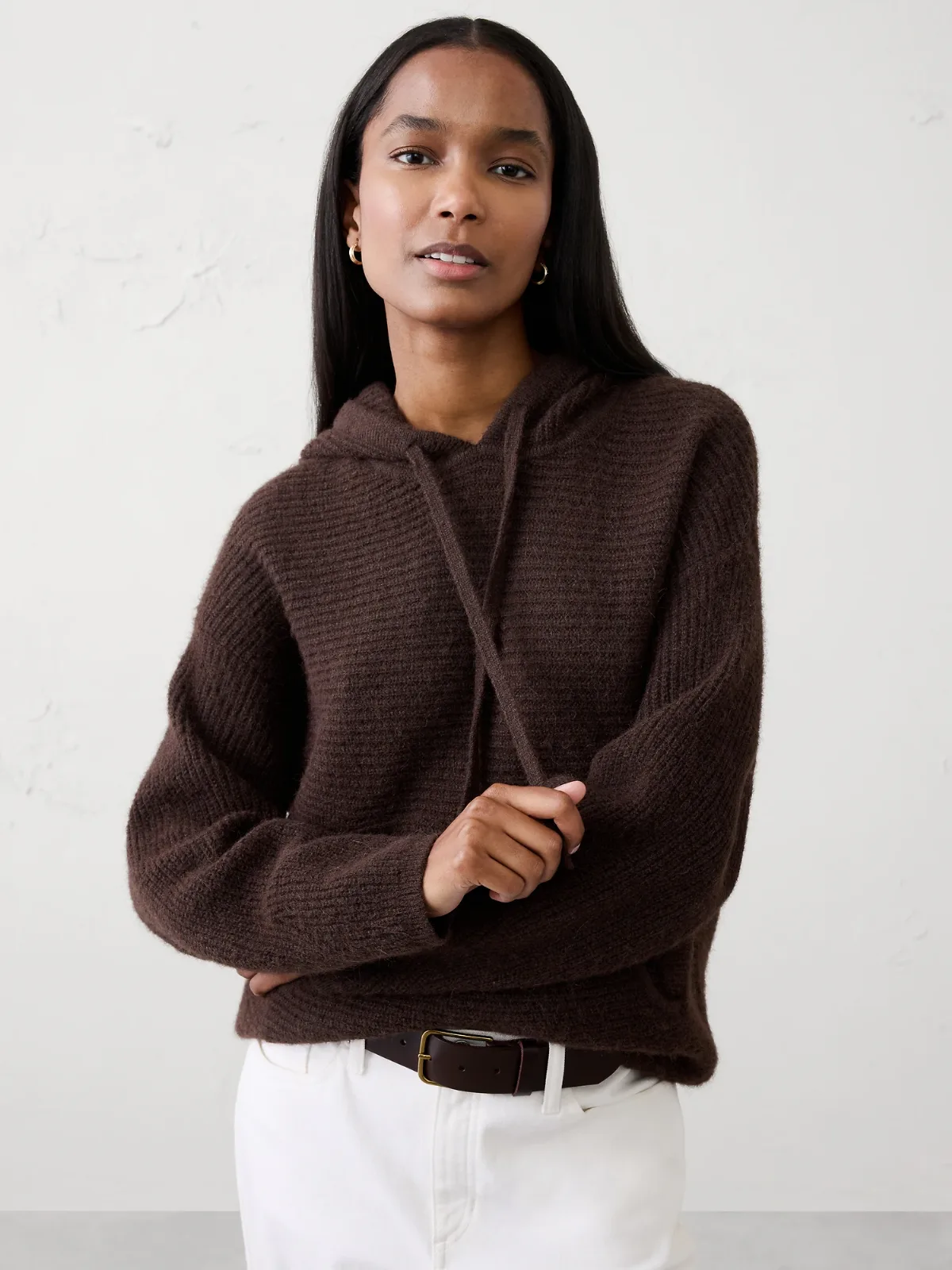 Brushed Cozy Sweater Hoodie