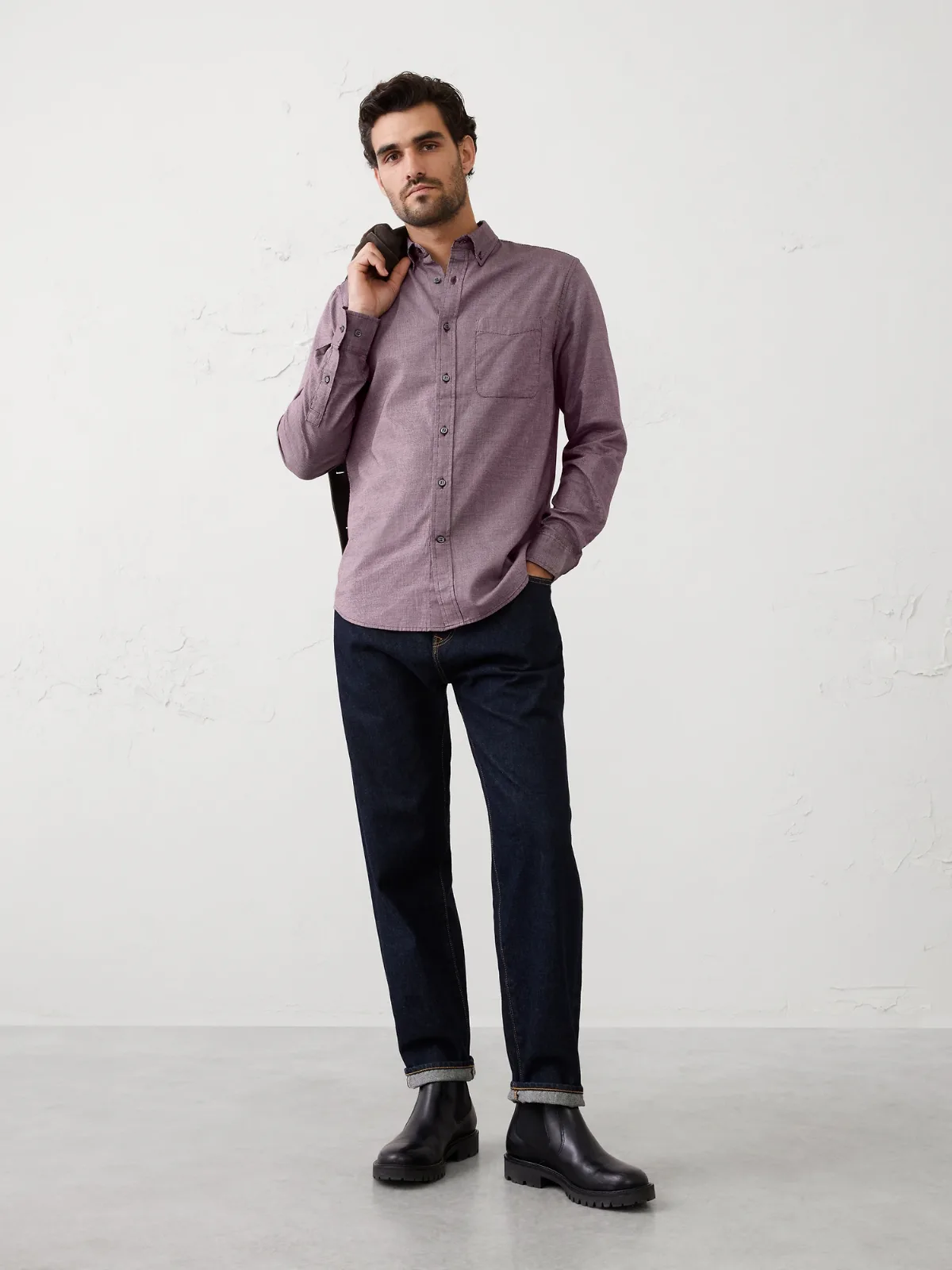 Slim-Fit Oxford Shirt by Banana Republic
