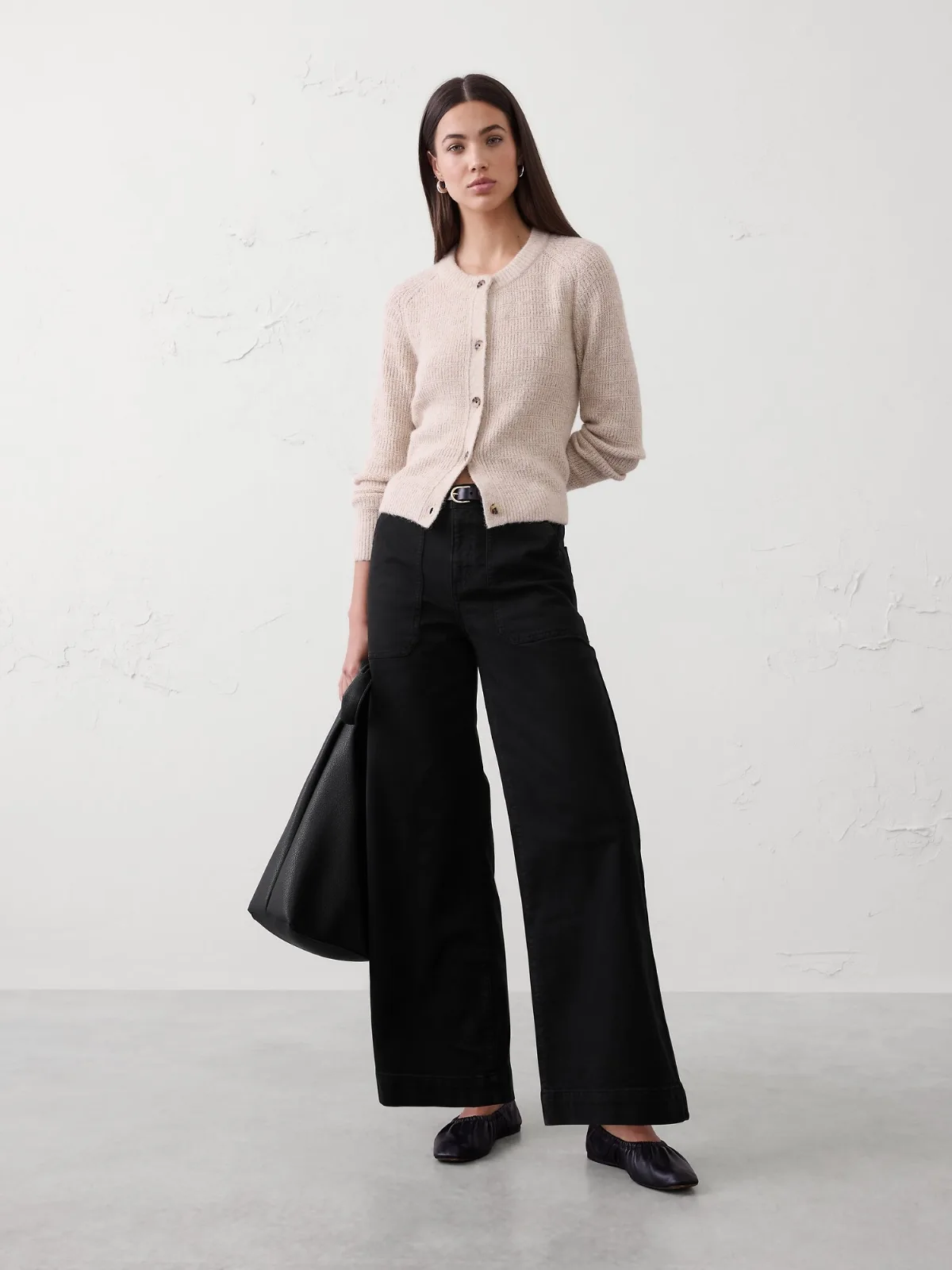 Wide-Leg High-Rise Utility Jean