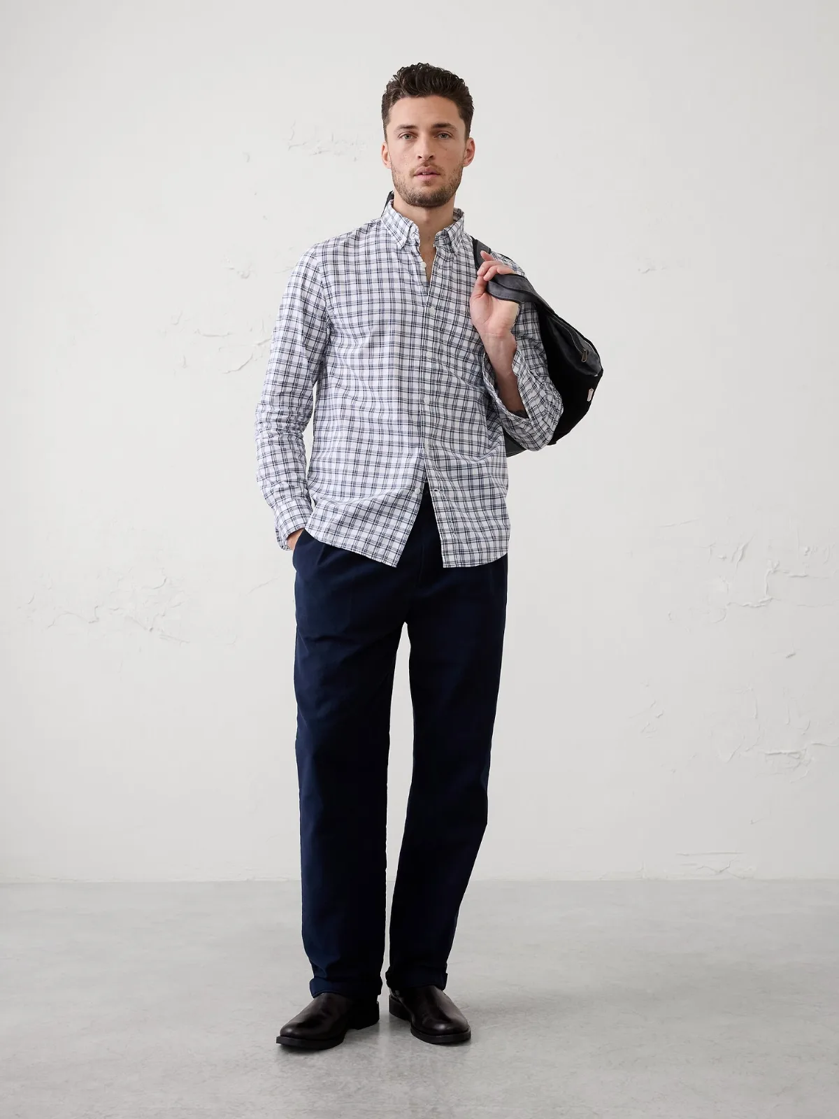 Slim-Fit Softwash Cotton Shirt by Banana Republic