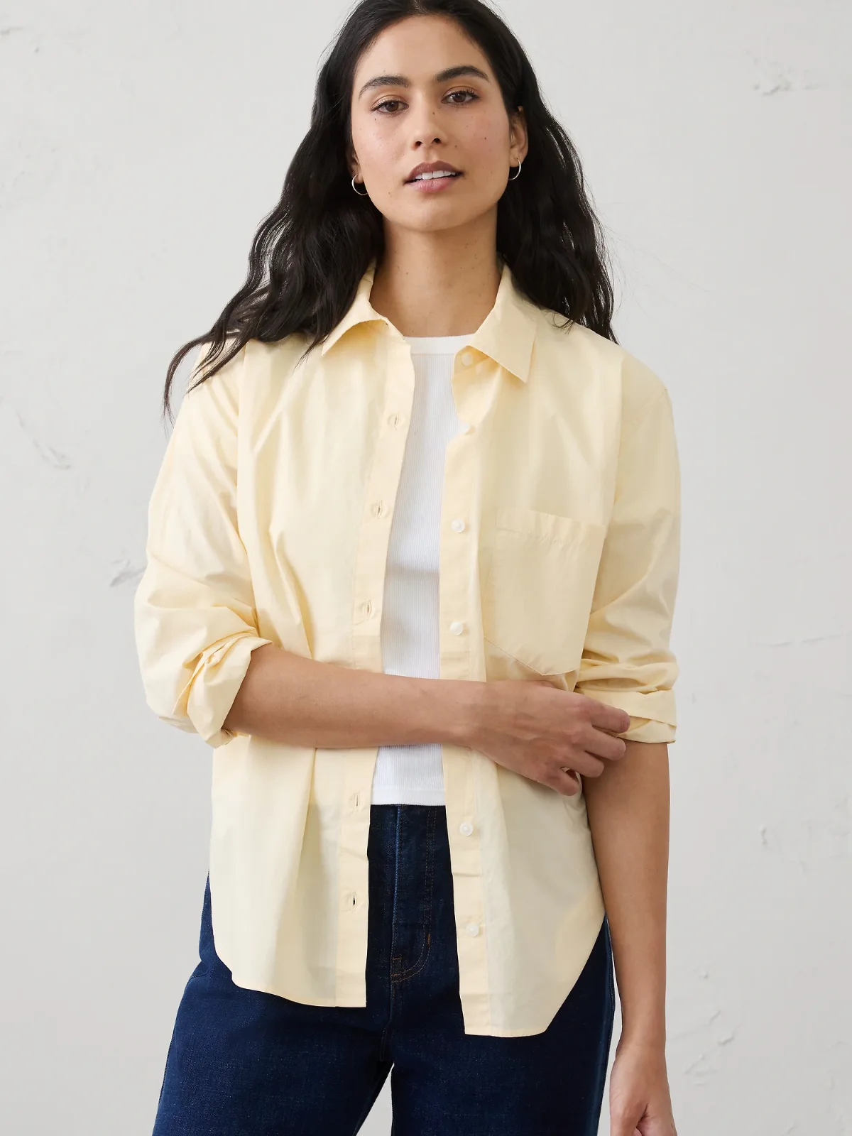 Perfect Poplin Shirt by Banana Republic