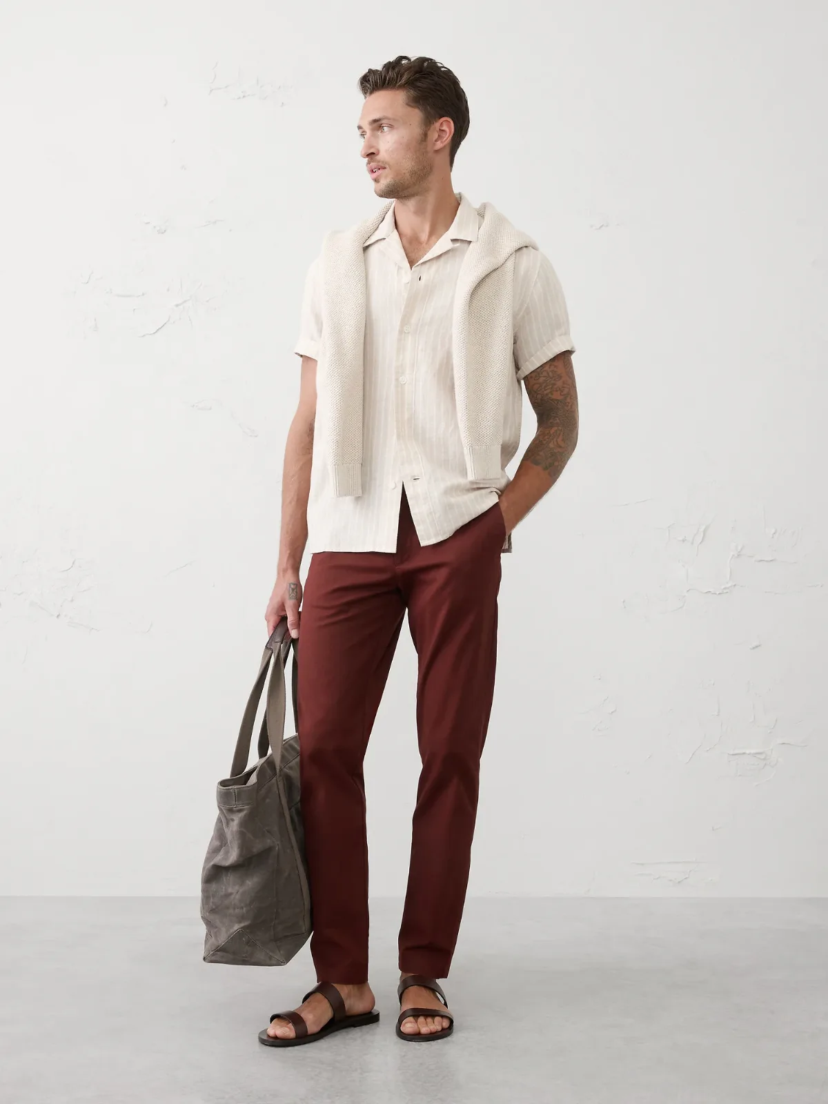 Skinny Lived-In Chino by Banana Republic