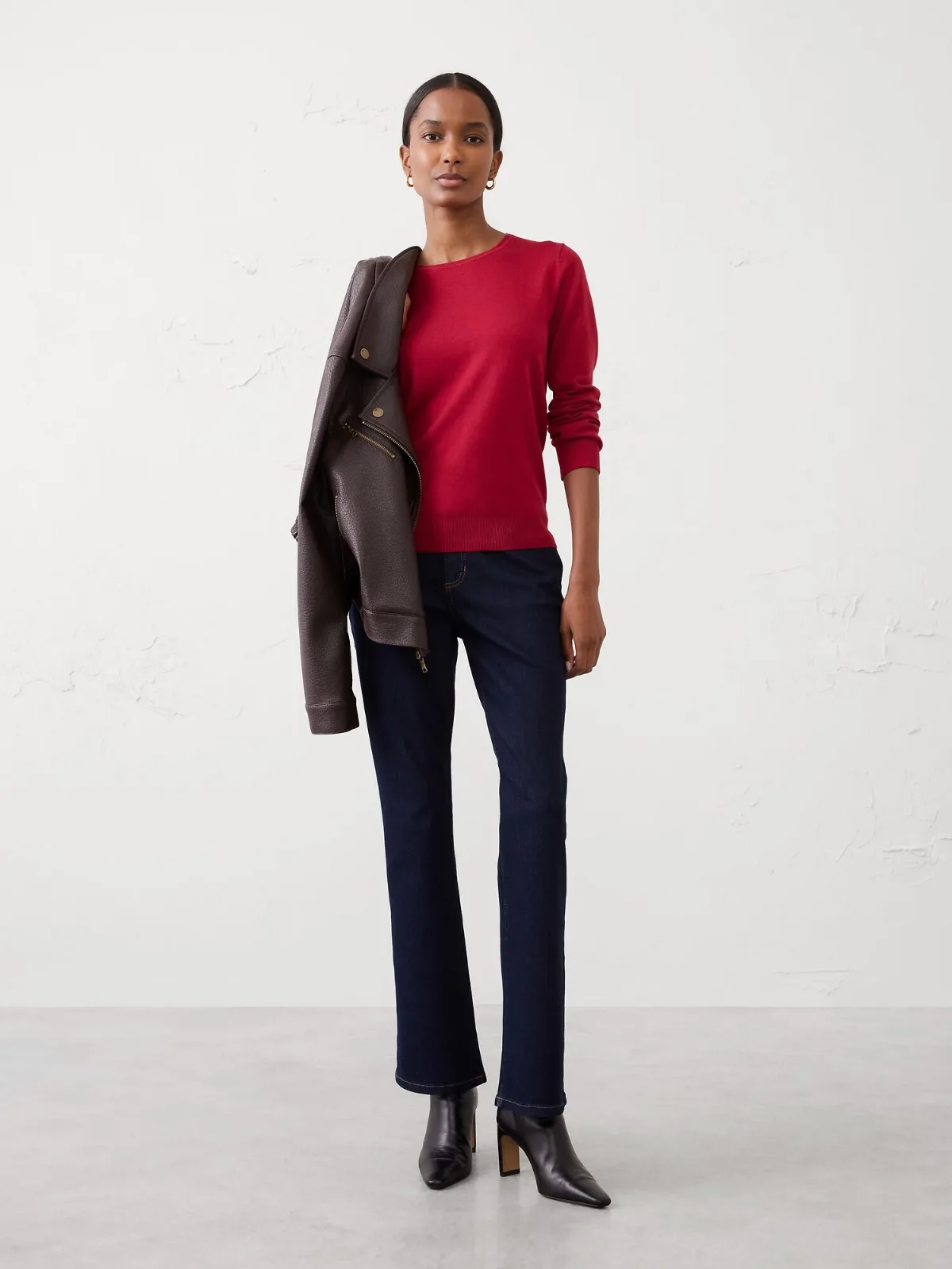 Forever Crew-Neck Sweater by Banana Republic