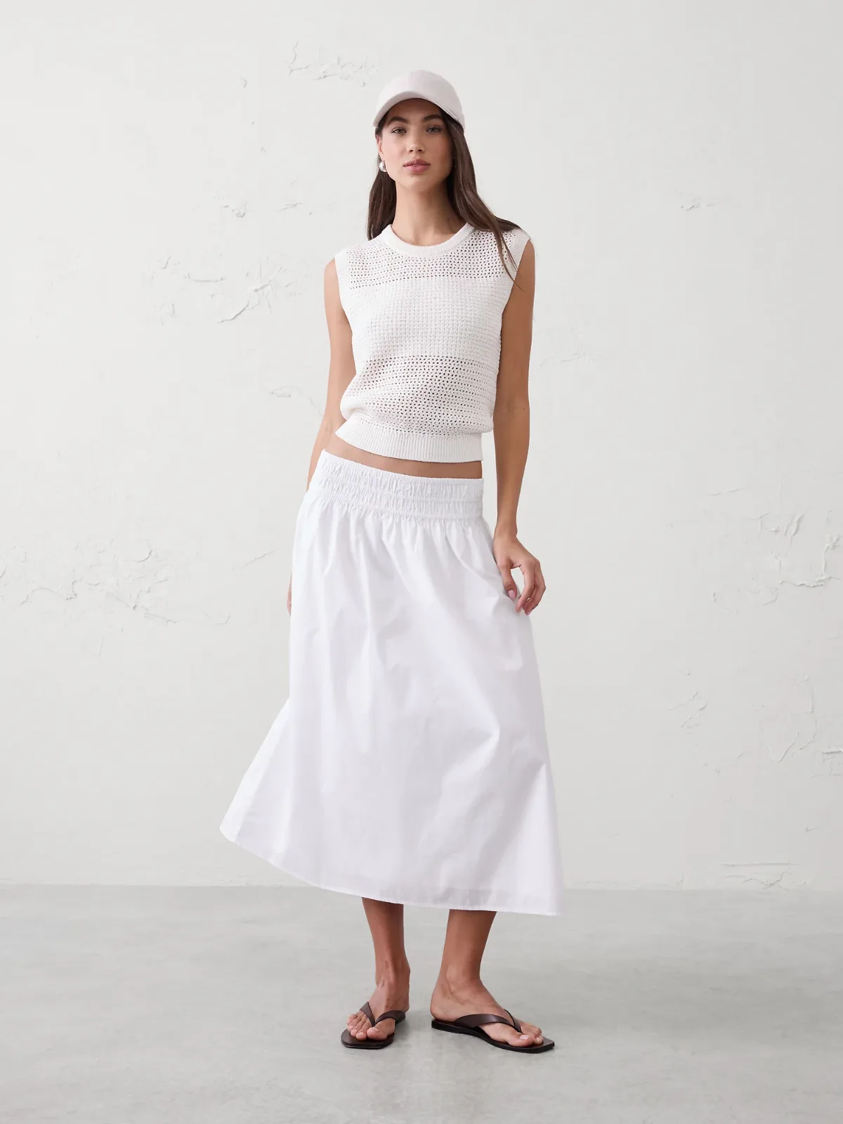 Mixed Stitch Sweater Tank by Banana Republic