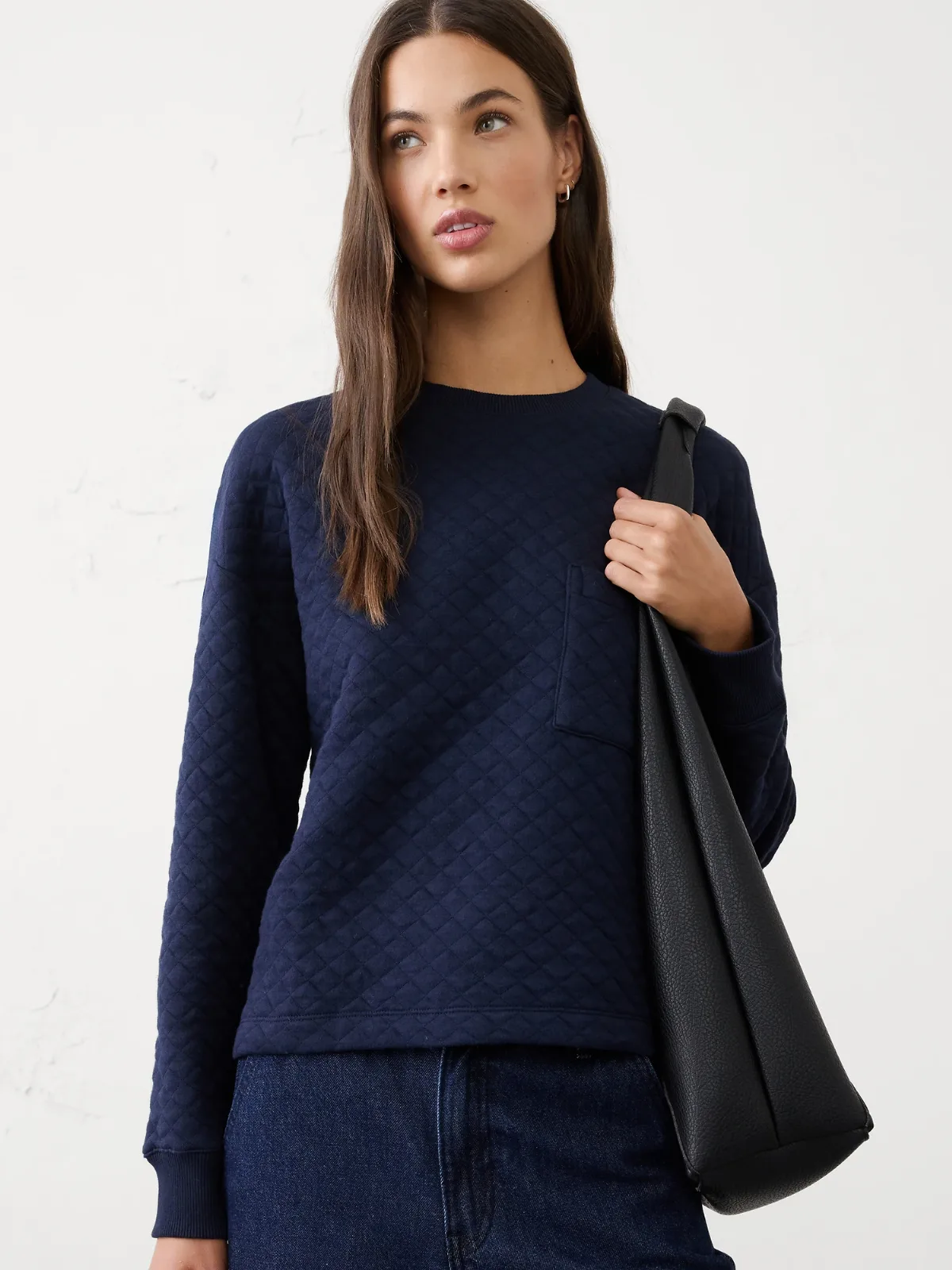 Quilted Sweatshirt