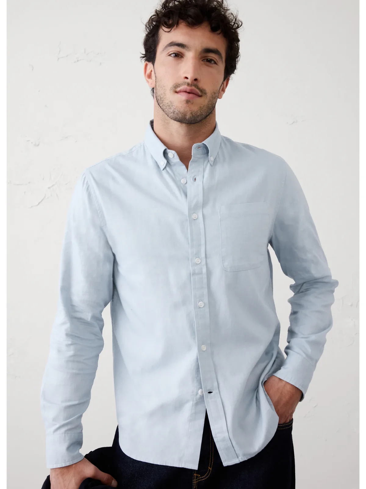 Slim-Fit Lightweight Flannel Shirt by Banana Republic