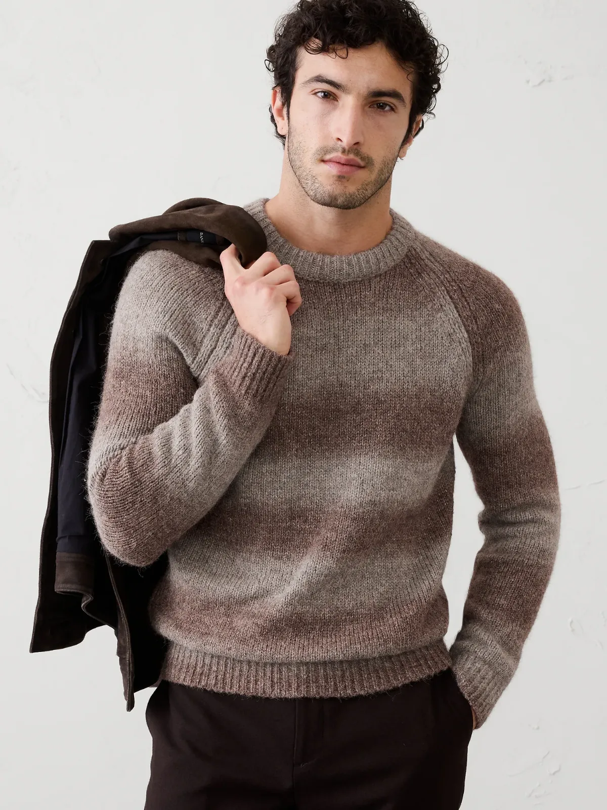 Fuzzy Ombre Sweater by Banana Republic