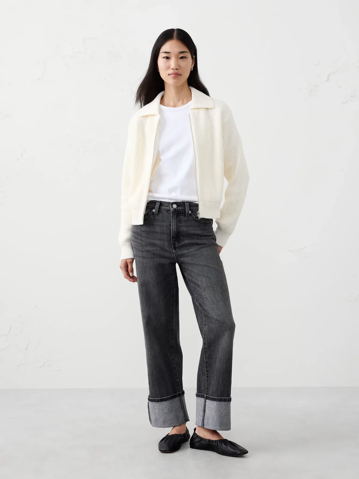 Straight High-Rise Jean by Banana Republic