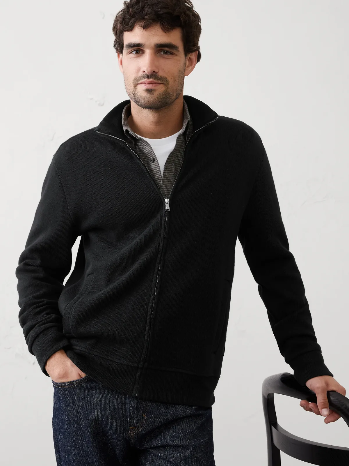 Soft Knit Jacket by Banana Republic