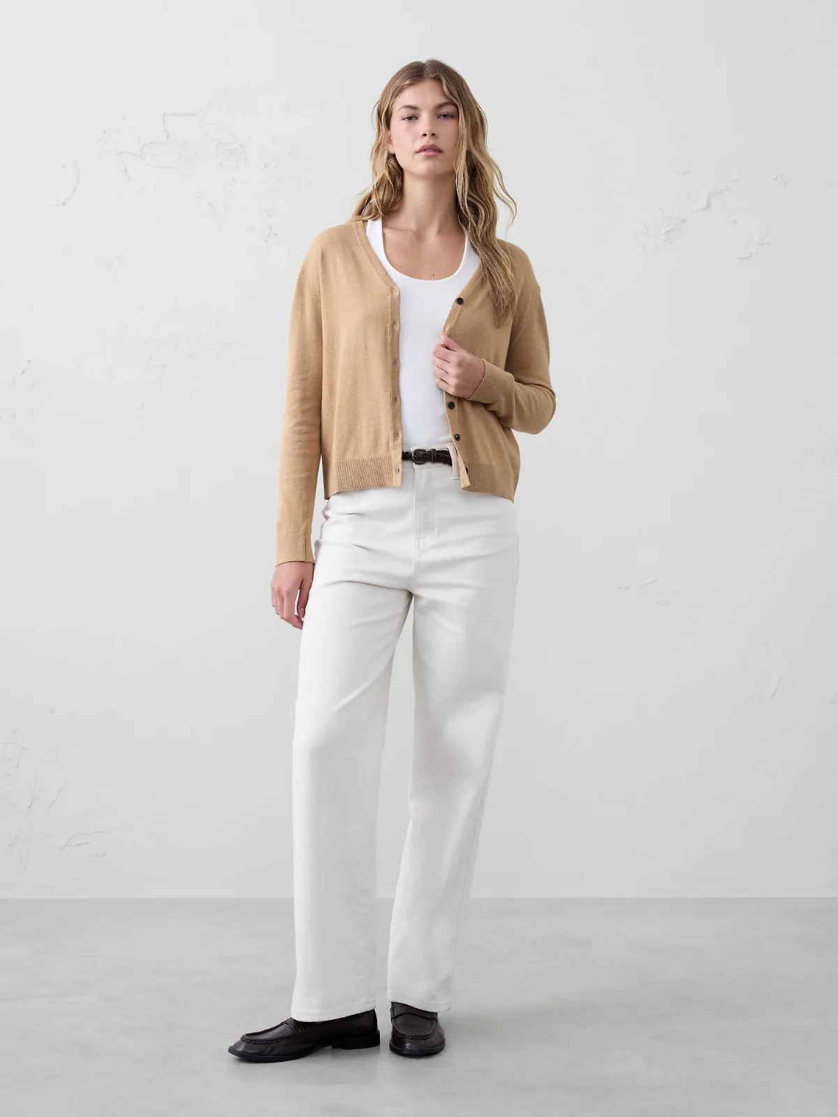 Forever V-Neck Cardigan Sweater by Banana Republic