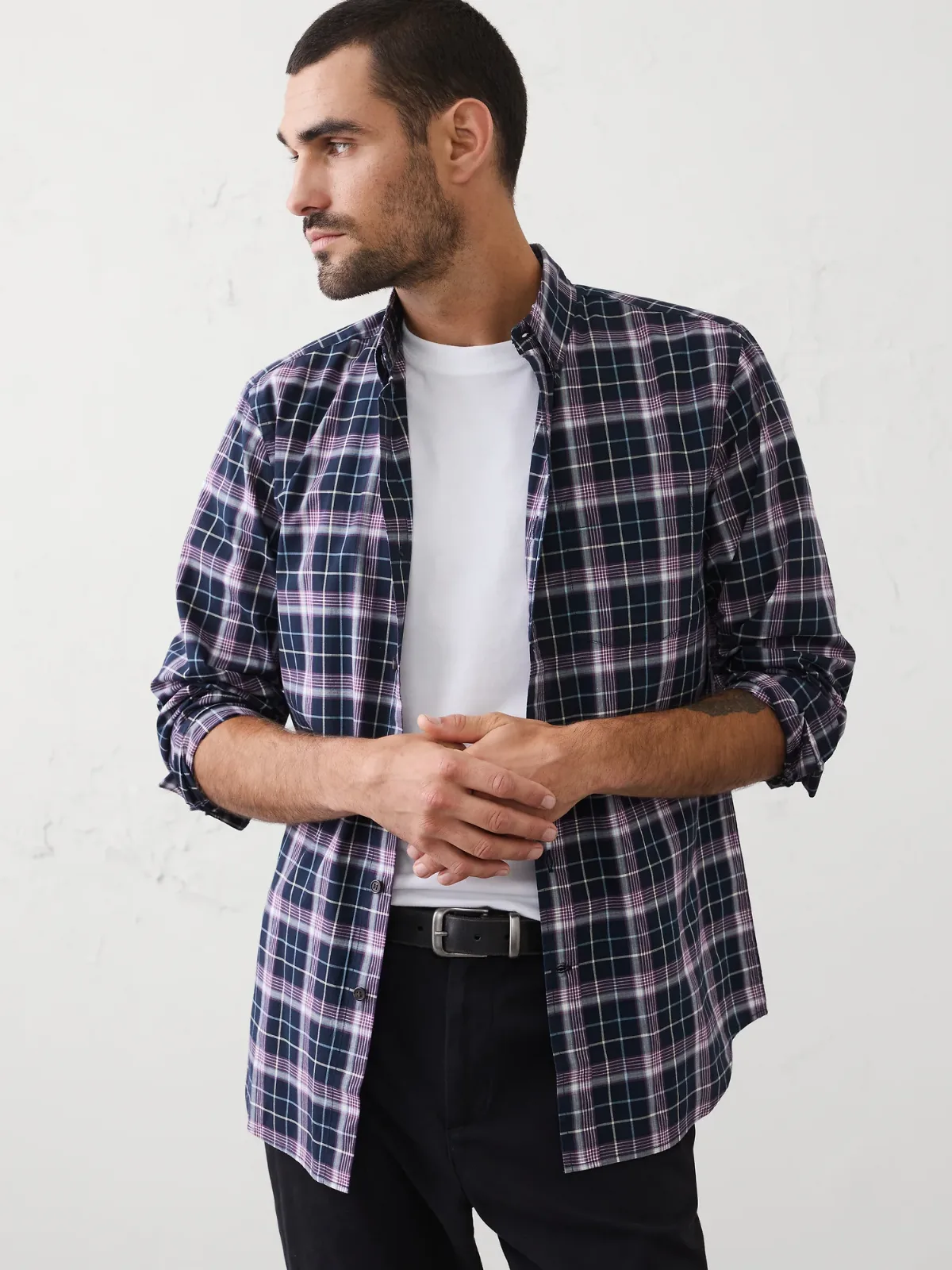 Slim-Fit Softwash Cotton Shirt by Banana Republic